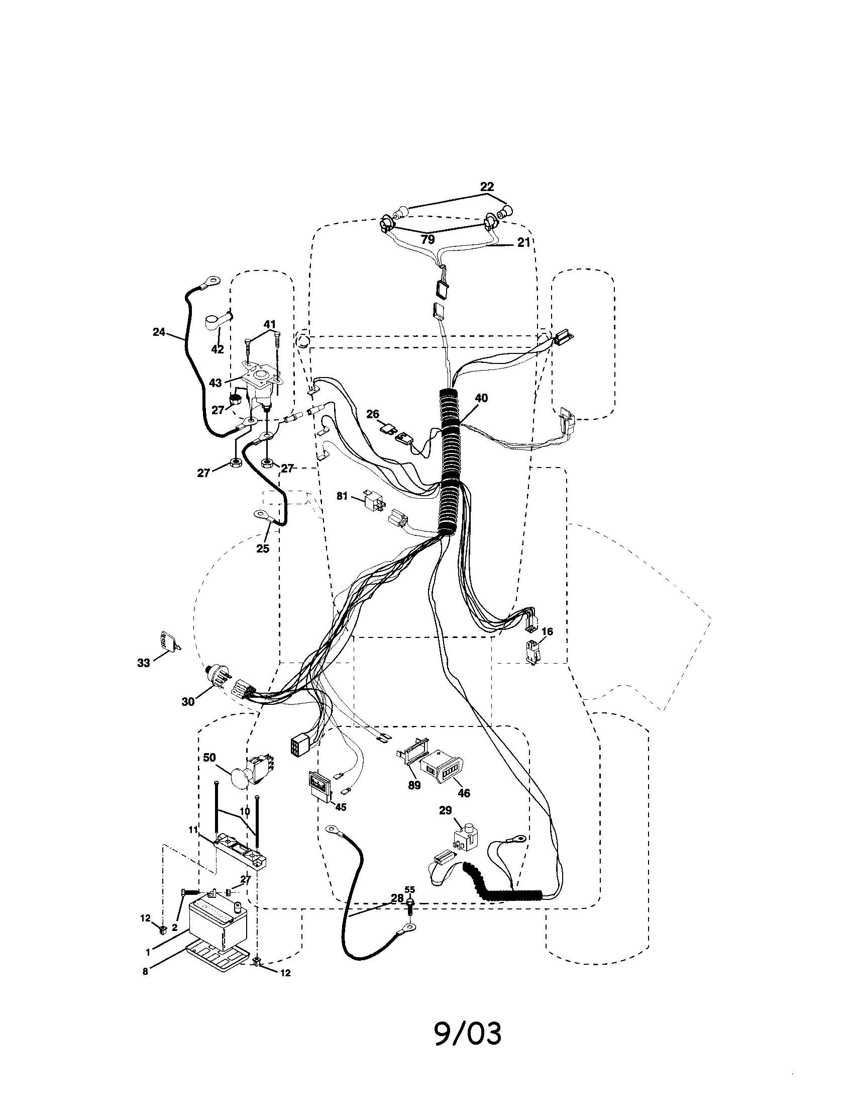 Craftsman 917273620 electrical diagram