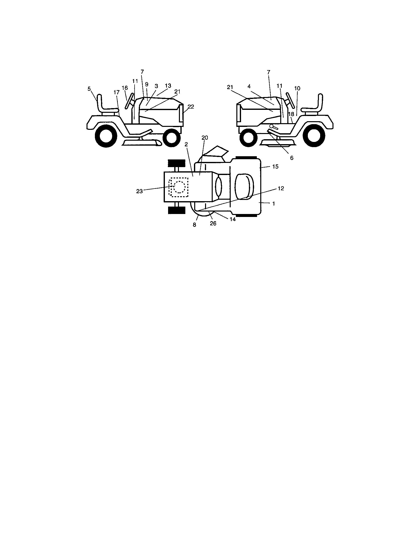Craftsman 917273620 decals diagram