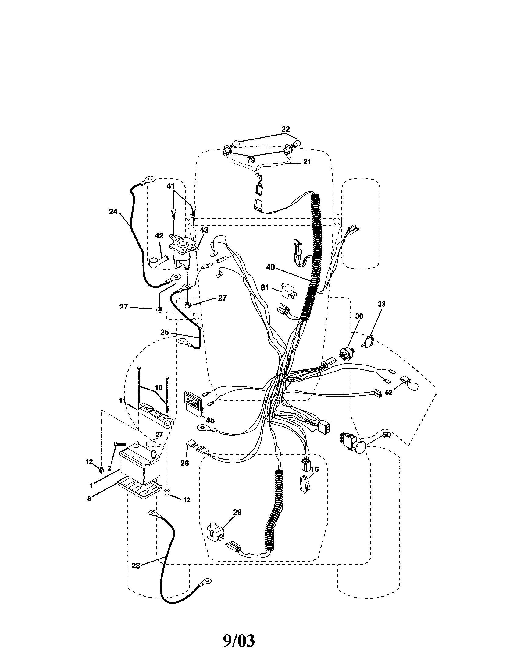 Craftsman 917276050 electrical diagram