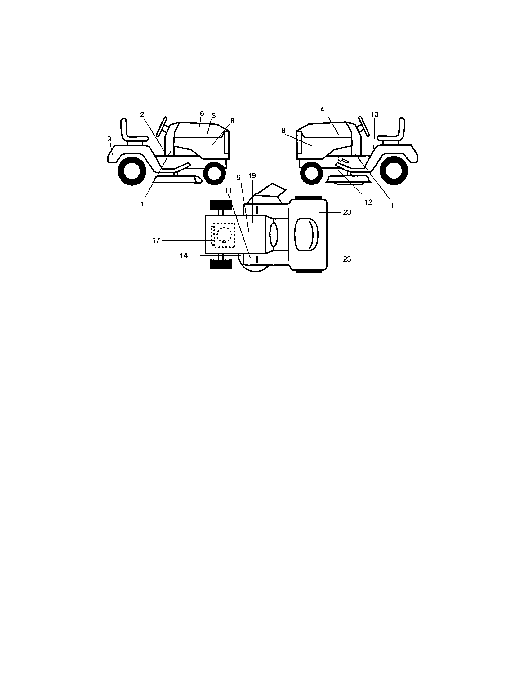Craftsman 917276050 decals diagram