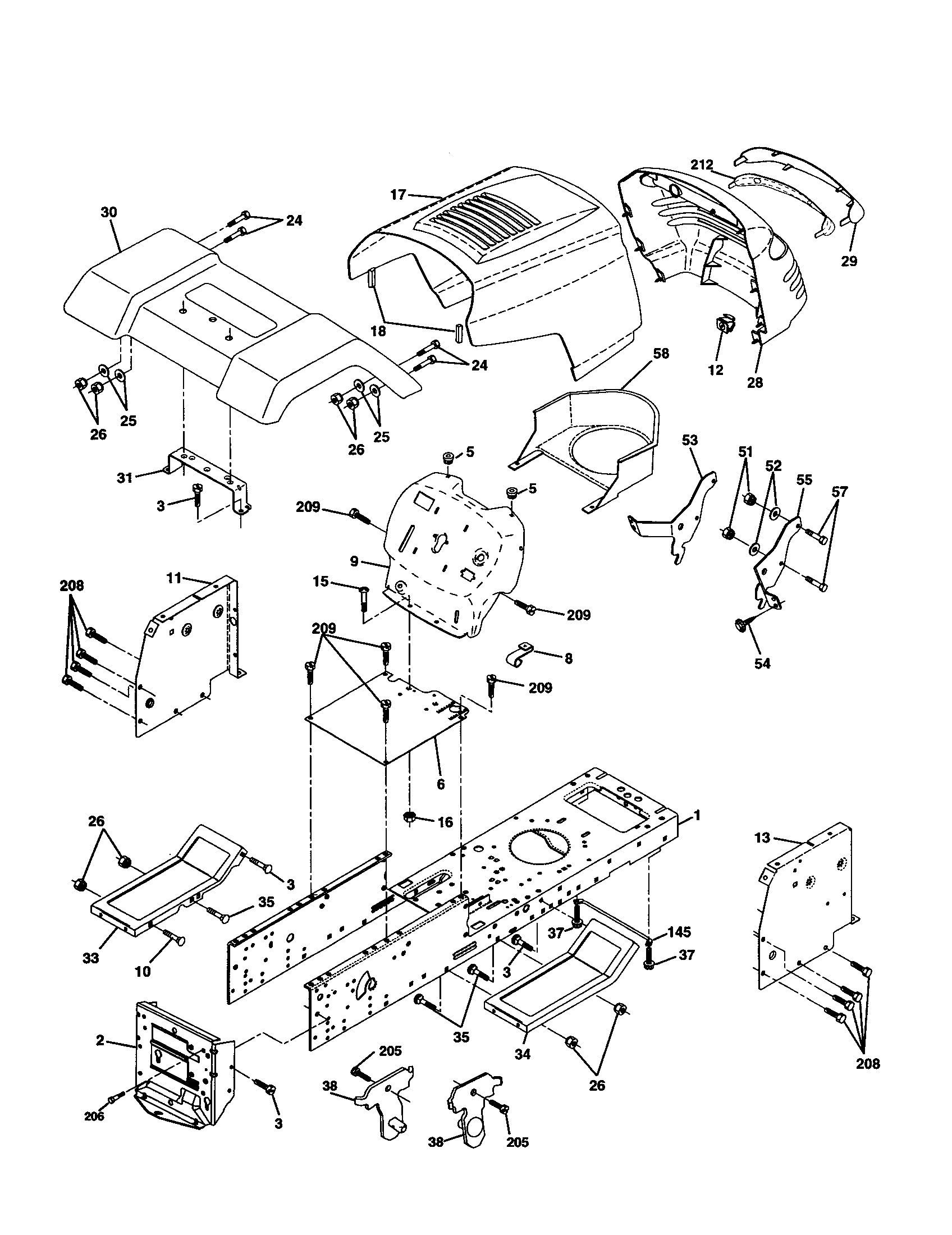 Rally RELTS3611B chassis/enclosures diagram
