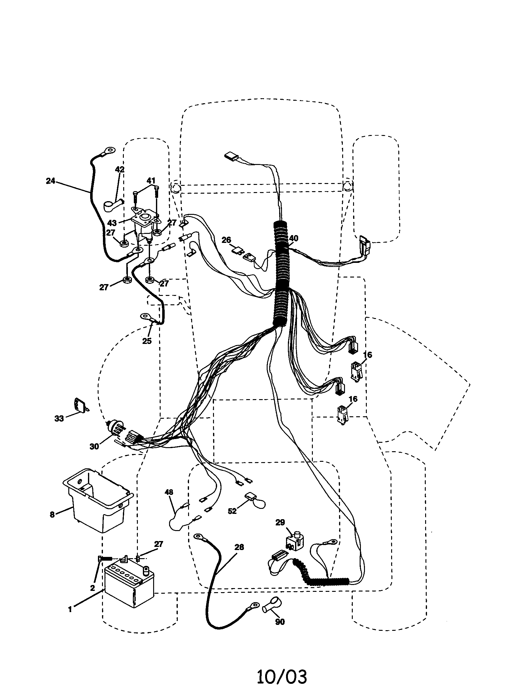 Weed Eater GE1138 (SN1138A) electrical diagram