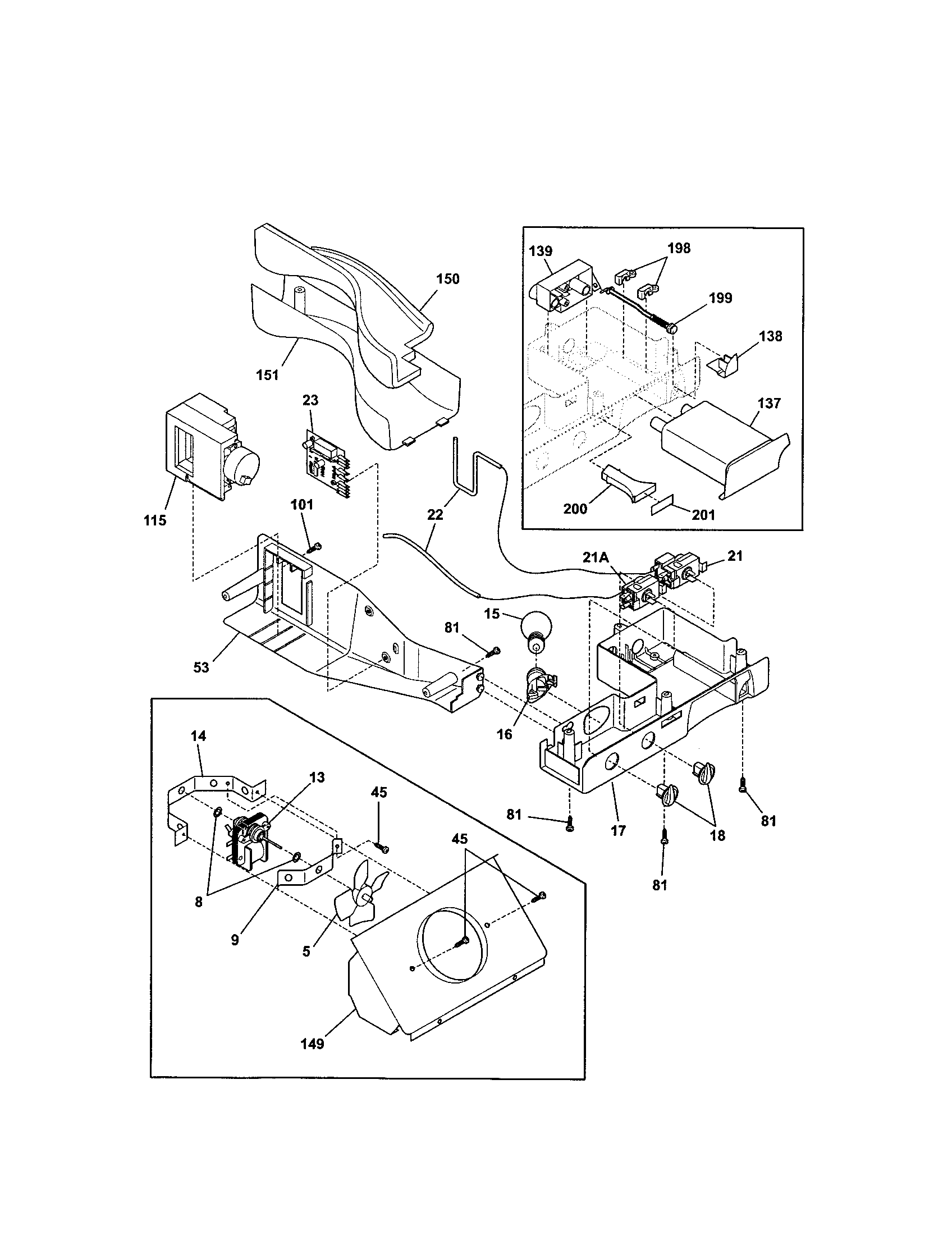 Kenmore 25354734303 controls diagram