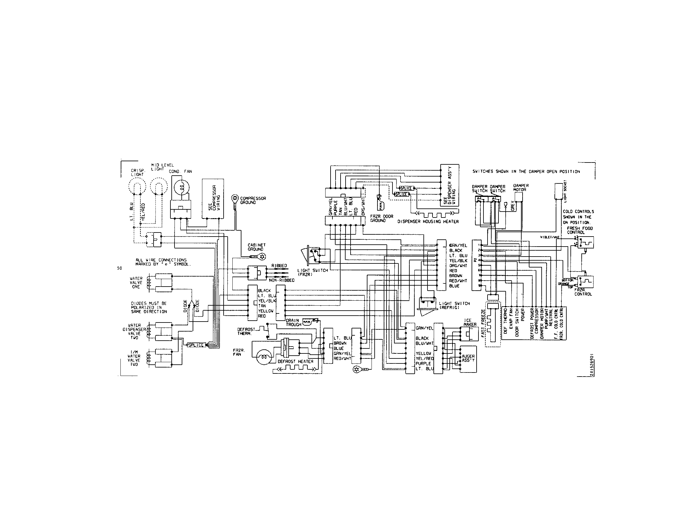 Kenmore 25354734303 wiring diagram diagram