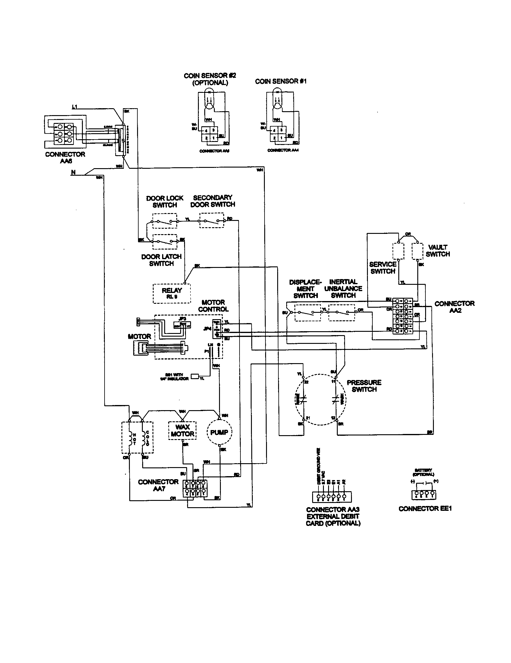 Maytag MAH14PSAAW wiring information diagram