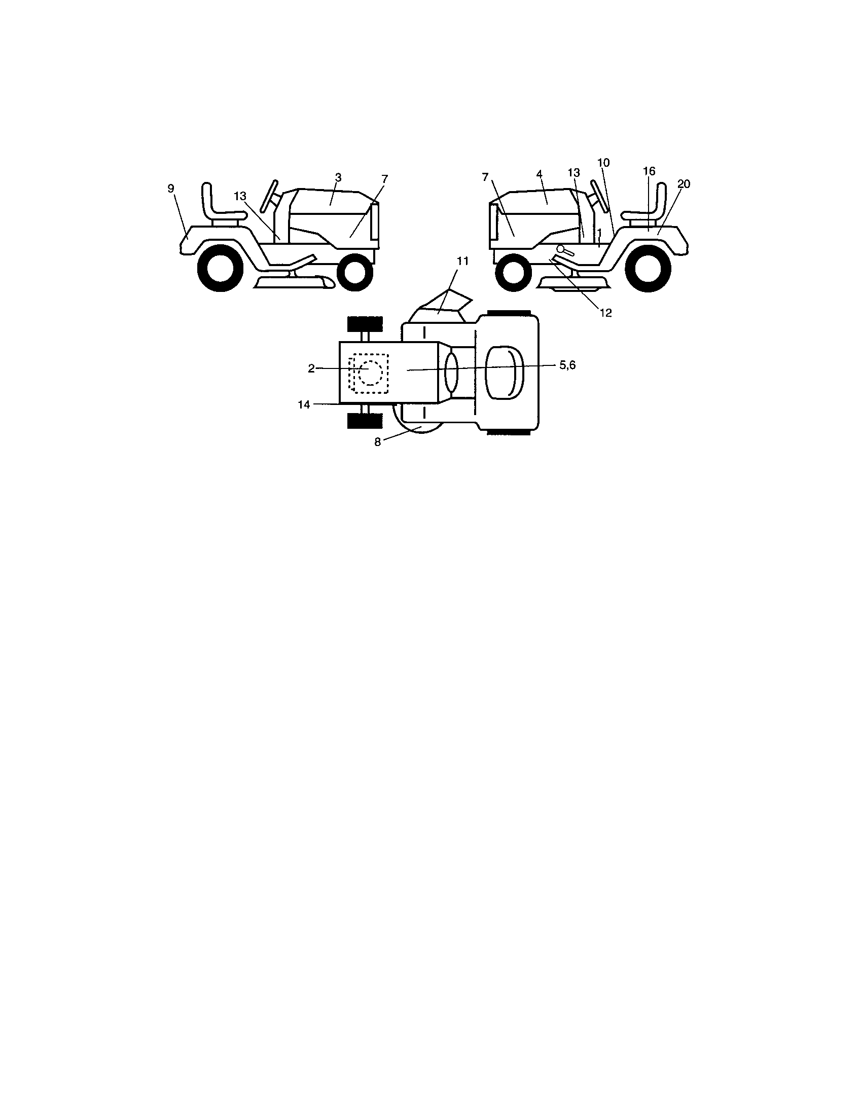 Craftsman 917273390 decals diagram
