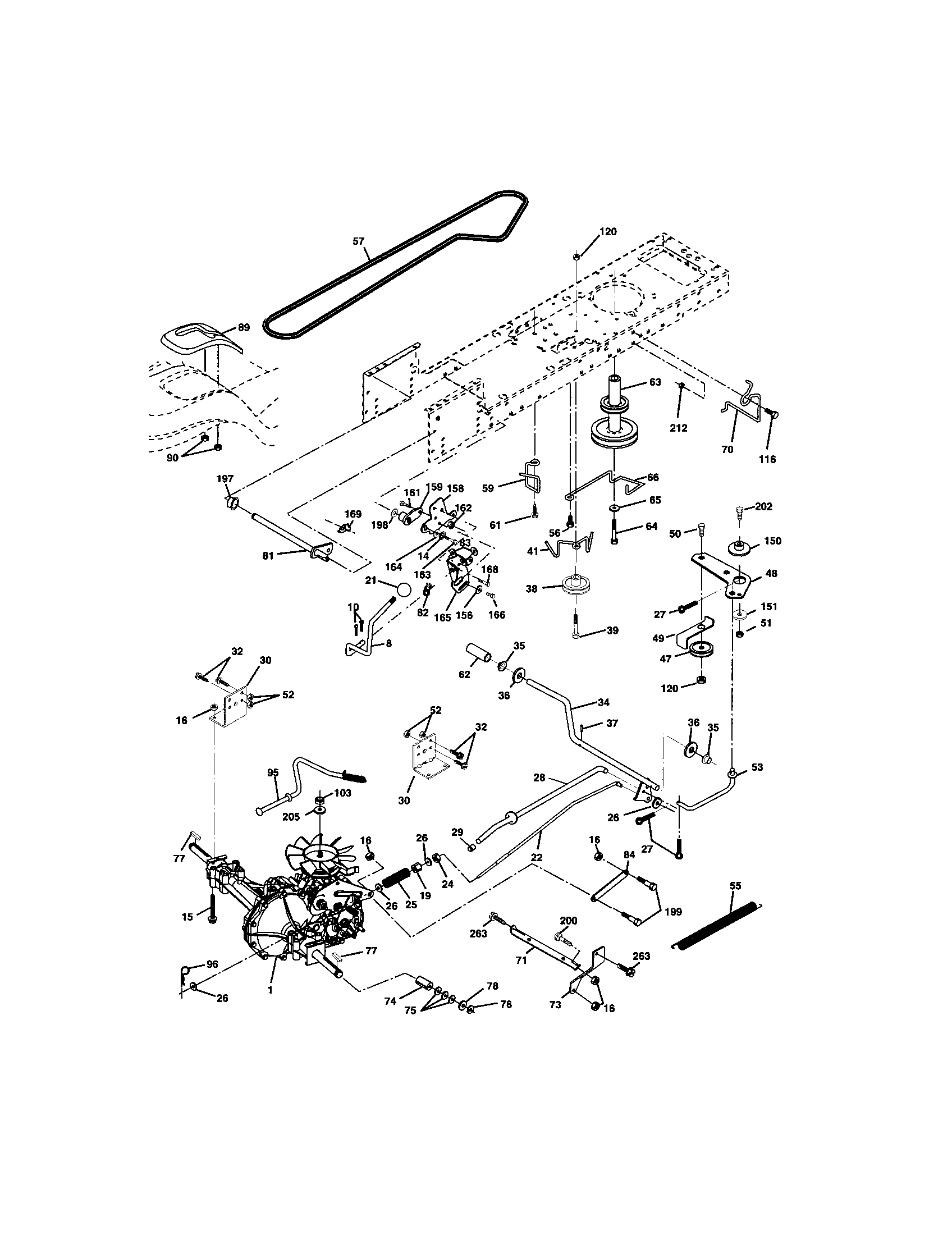 Craftsman 917273360 ground drive diagram