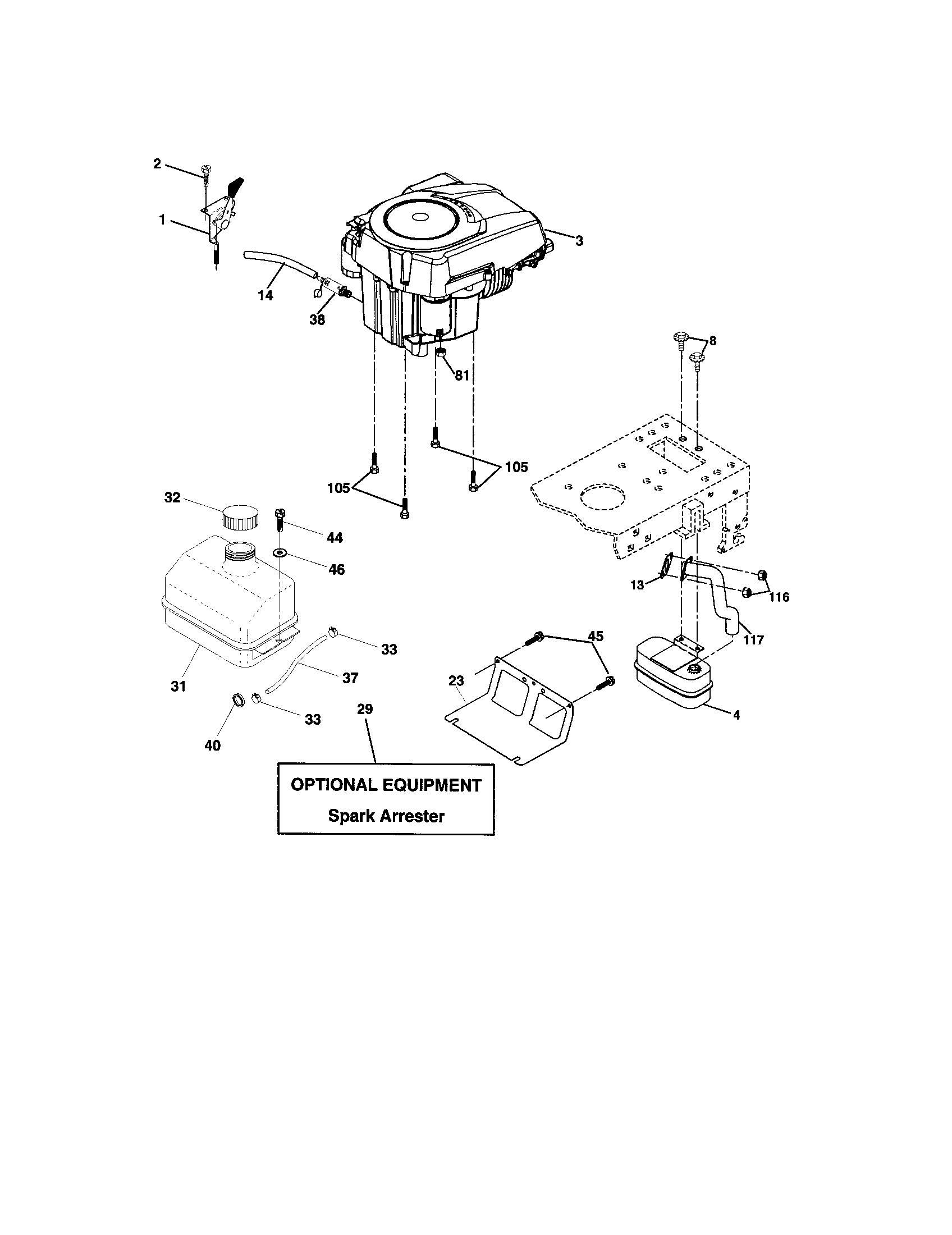 Craftsman 917273710 engine diagram