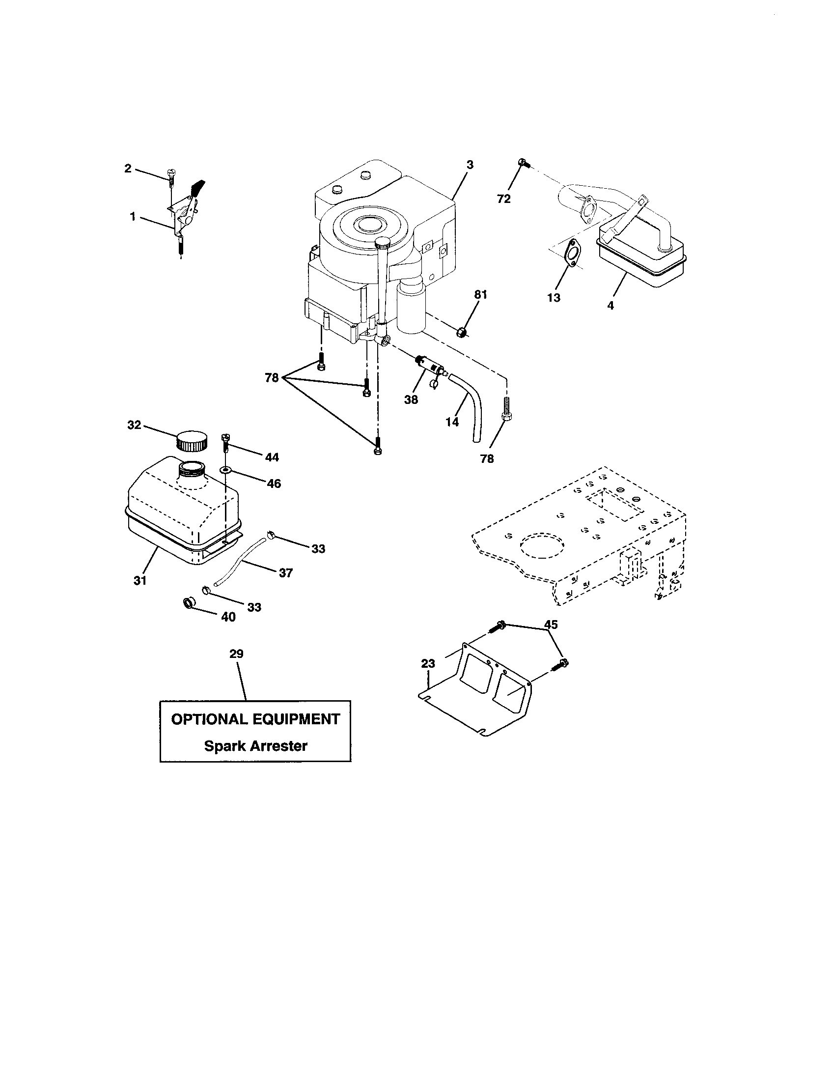 Craftsman 917273400 engine diagram