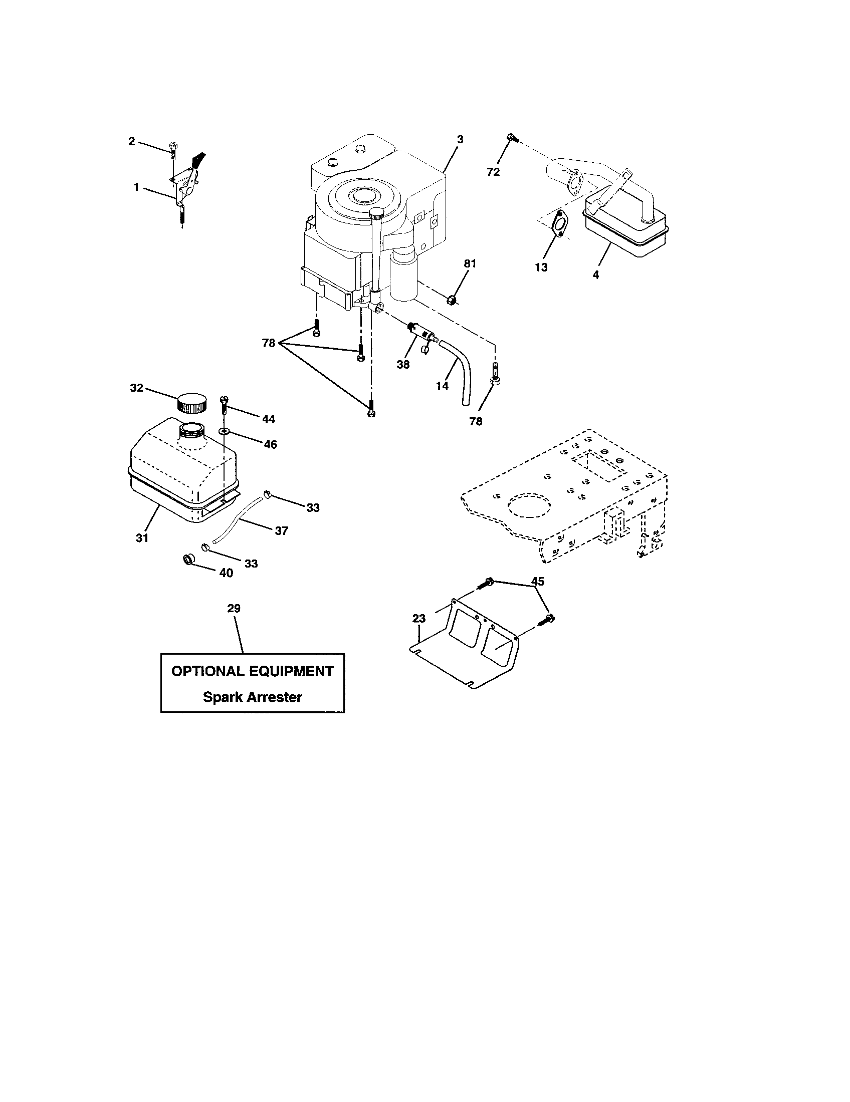 Craftsman 917273350 engine diagram