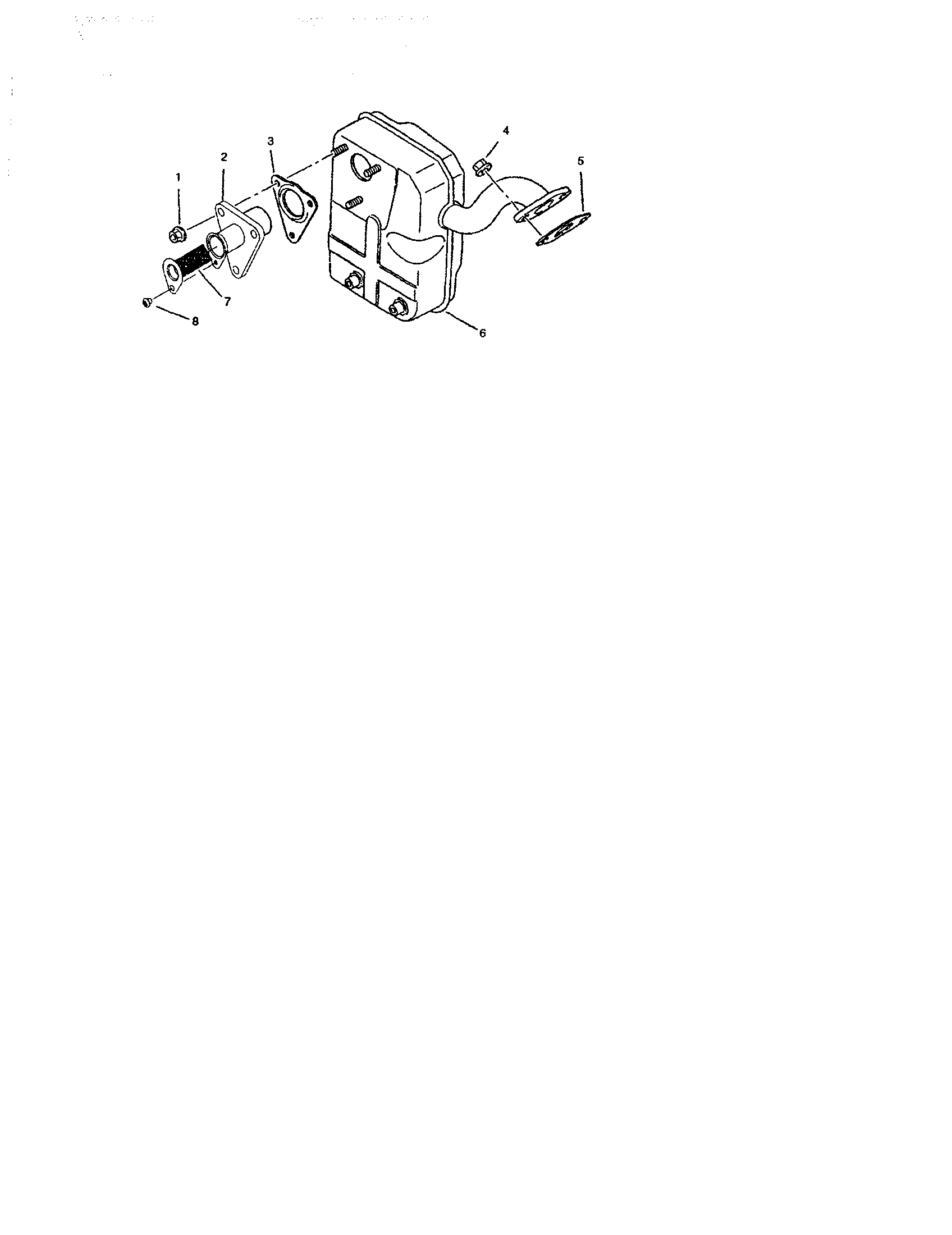 Briggs & Stratton 01532-2 muffler diagram