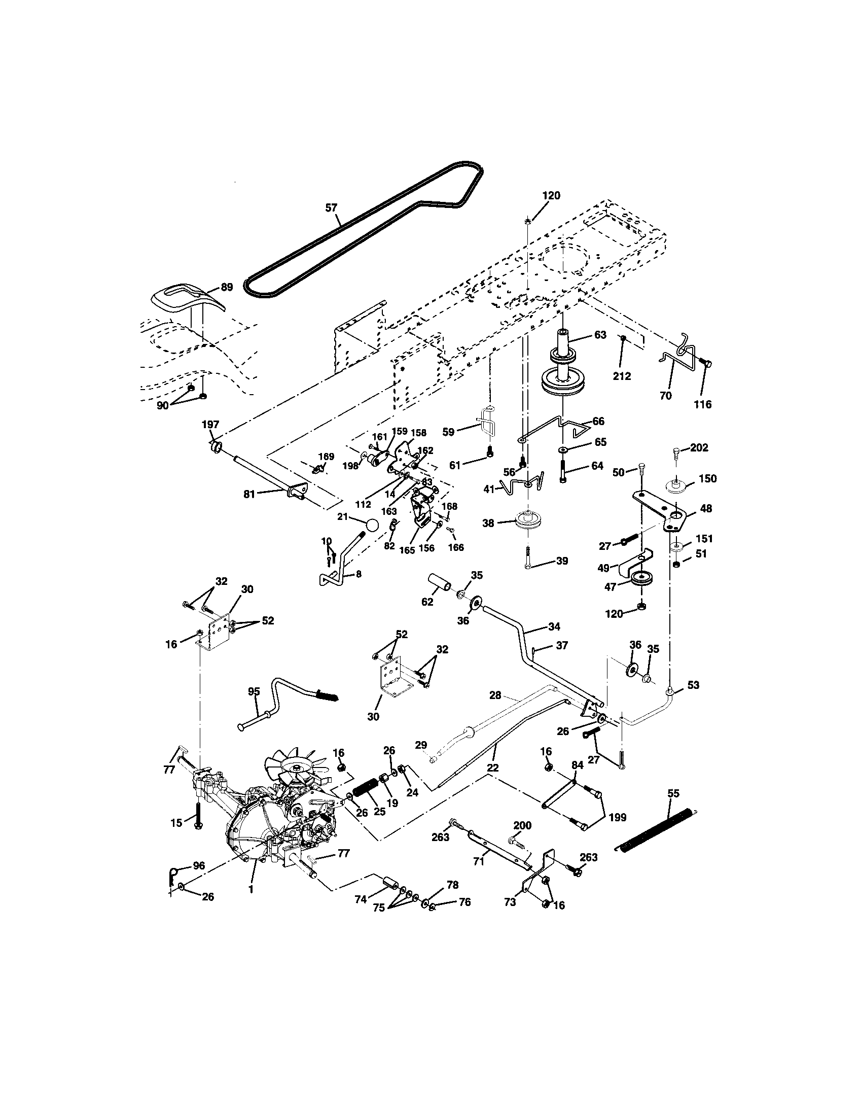 Craftsman 917273520 ground drive diagram