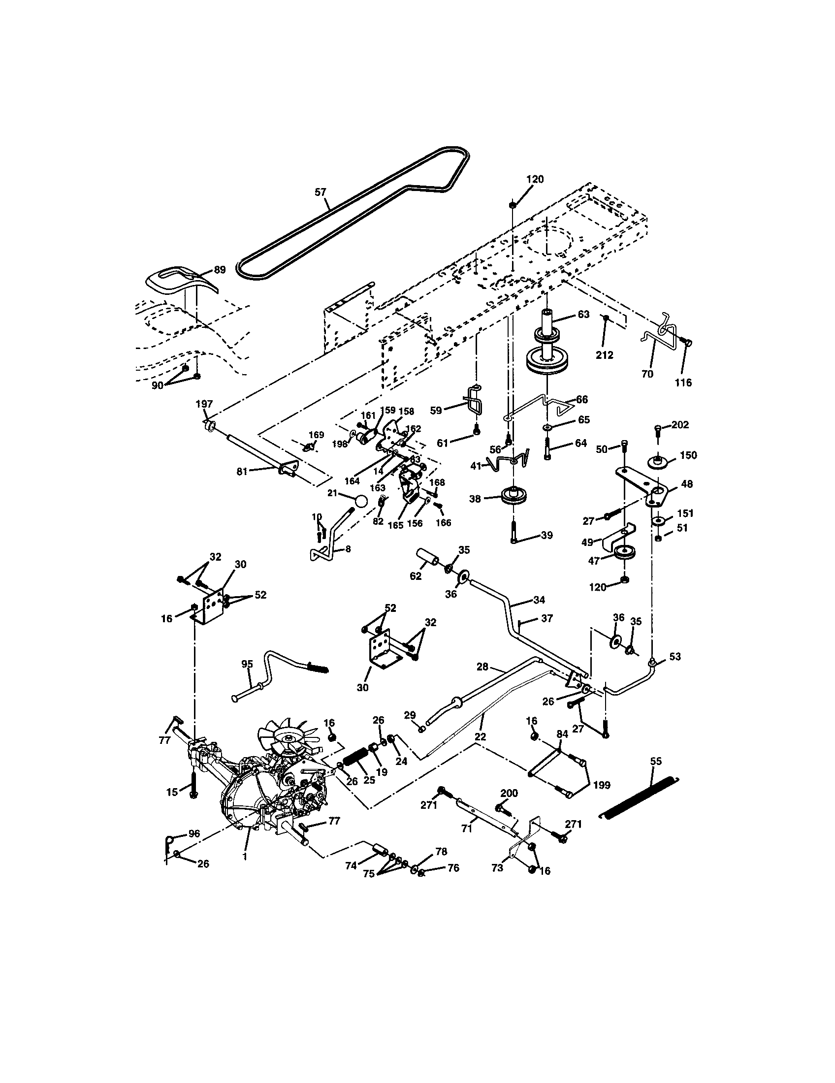 Craftsman 917273860 ground drive diagram