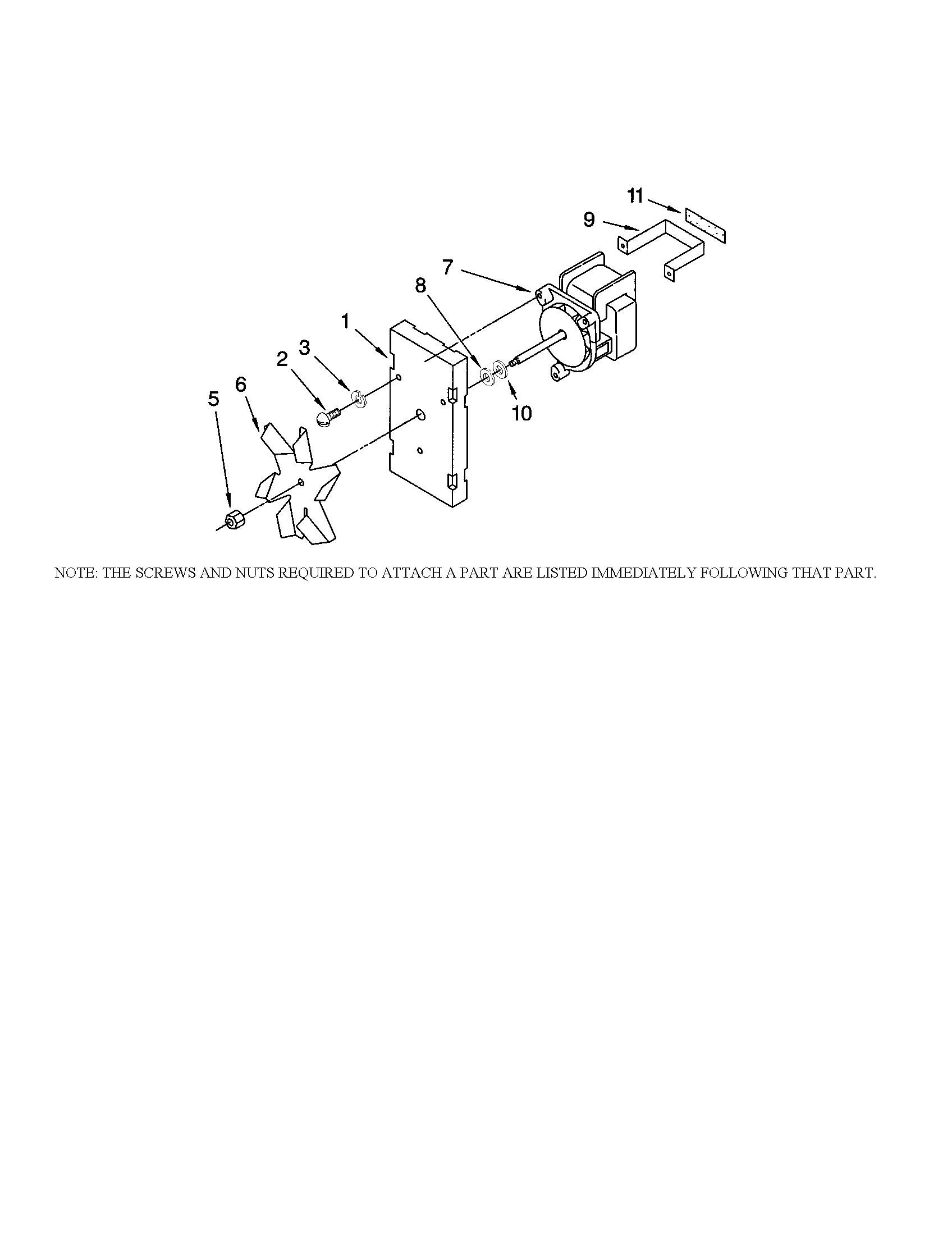 KitchenAid KEBS107YBL3 convection fan diagram
