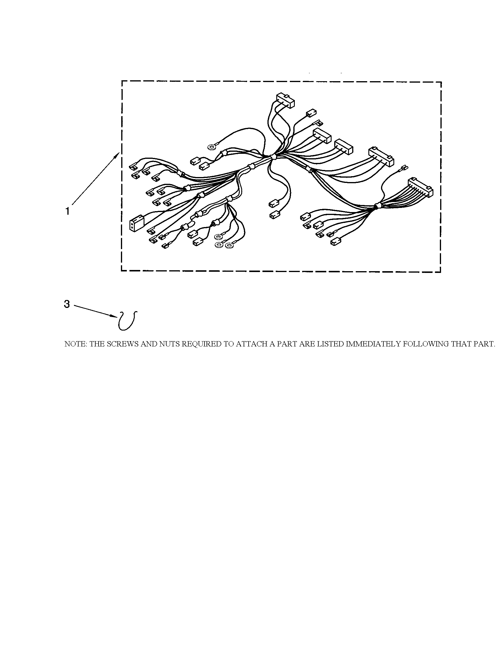 KitchenAid KEBS107YBL3 wiring harness diagram