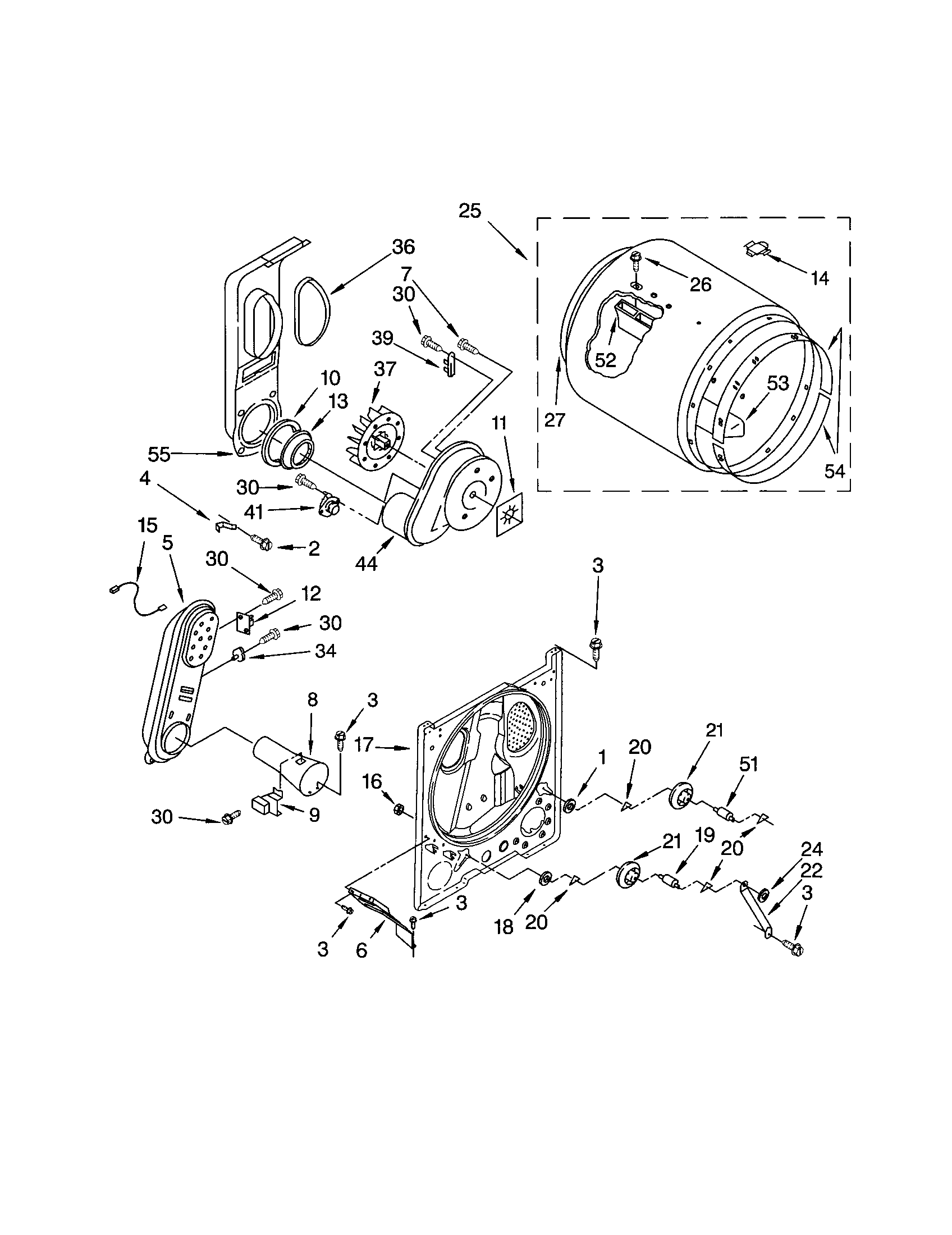 Kenmore 11074612200 bulkhead diagram