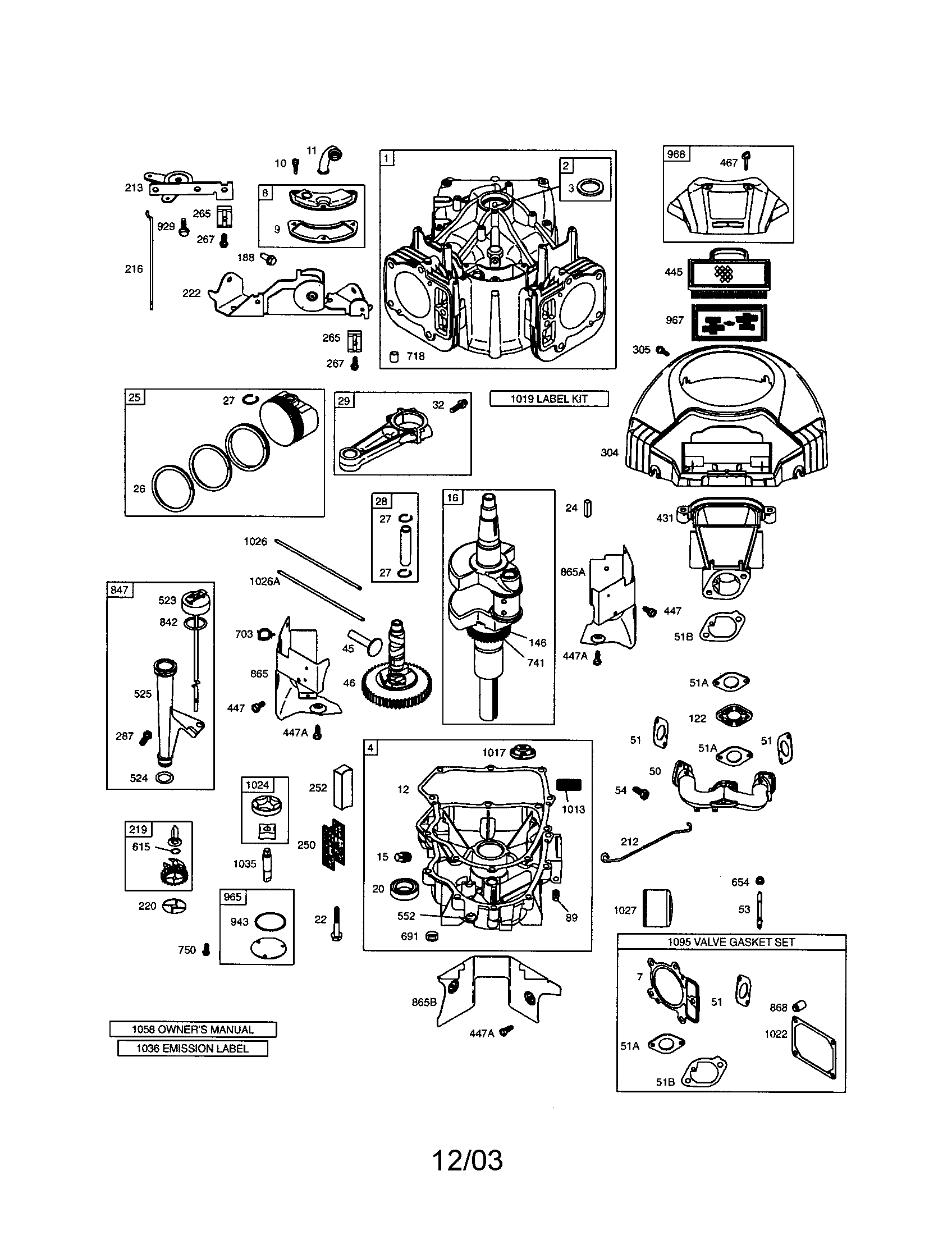 Craftsman 917273520 cylinder/crankshaft diagram