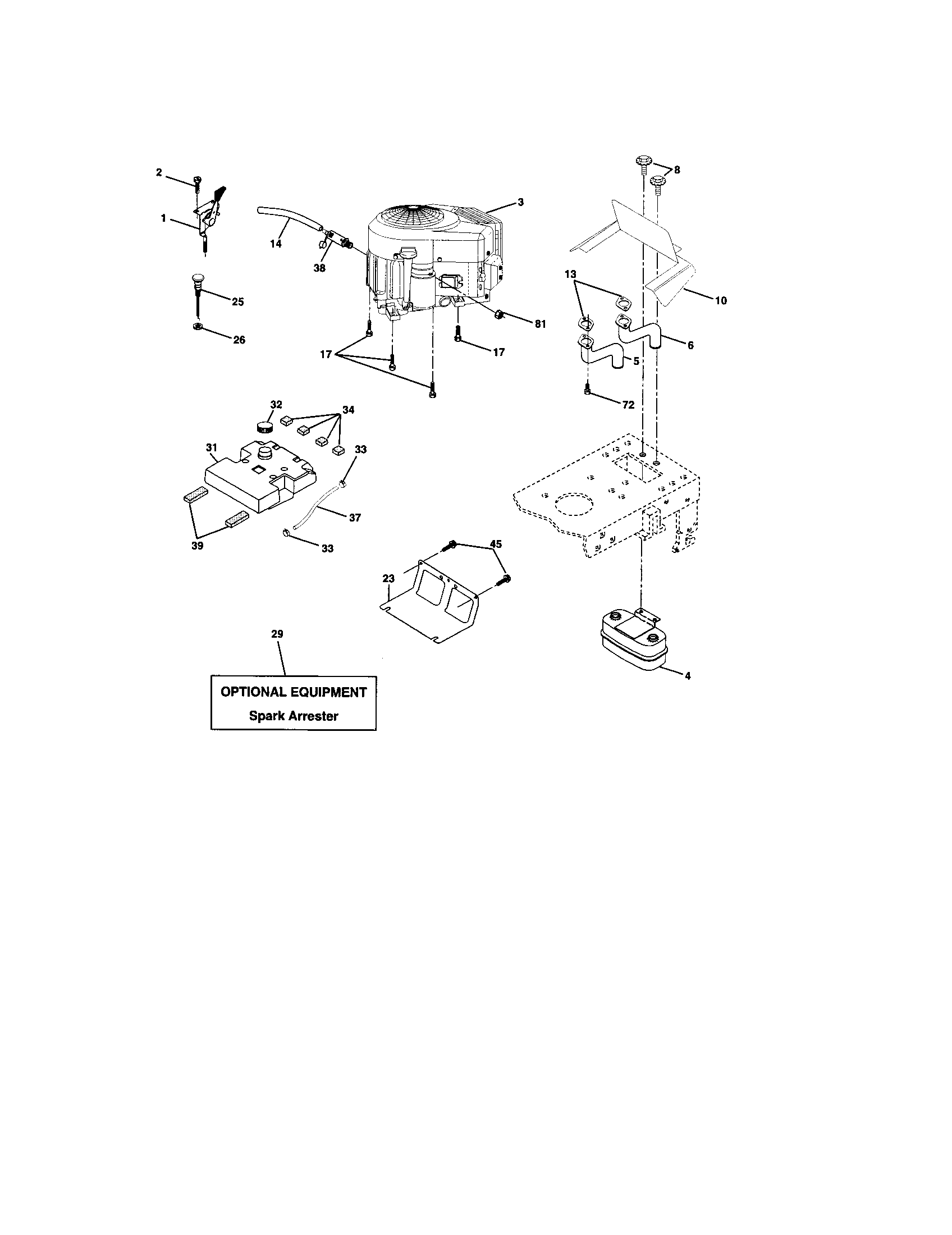 Craftsman 917273510 engine diagram