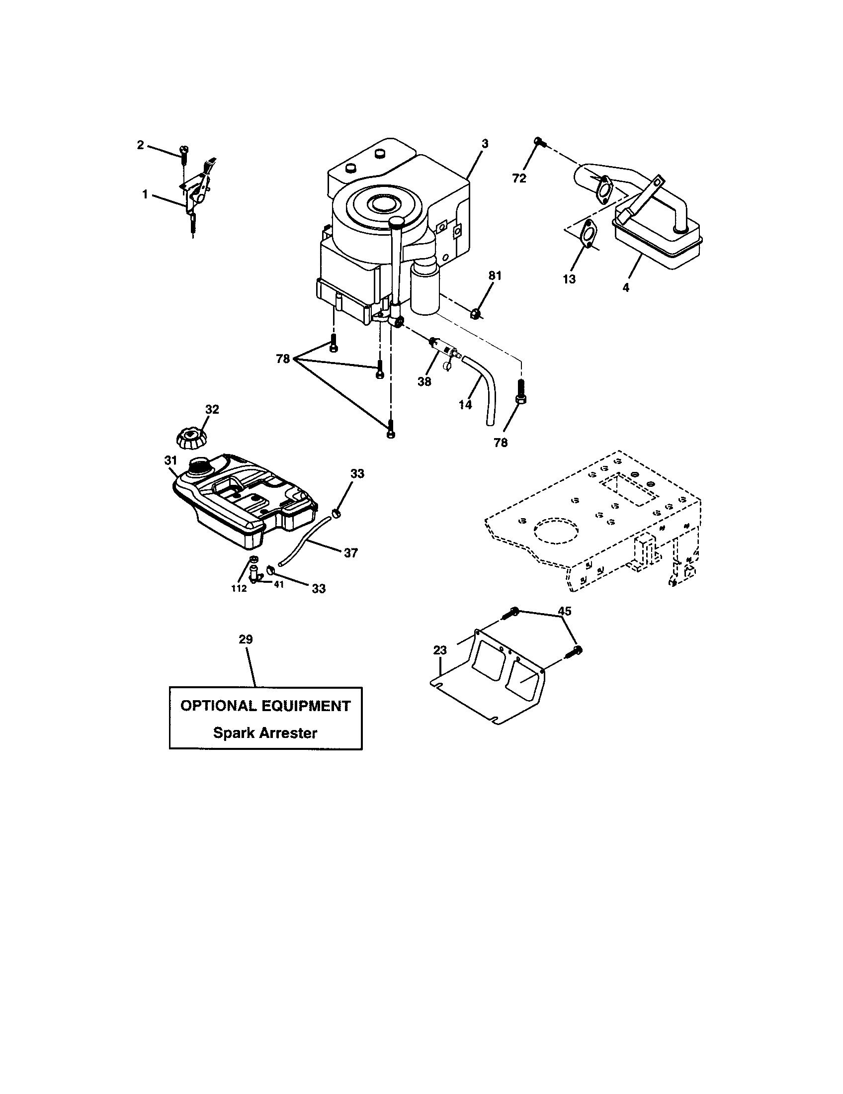 Craftsman 917273630 engine diagram