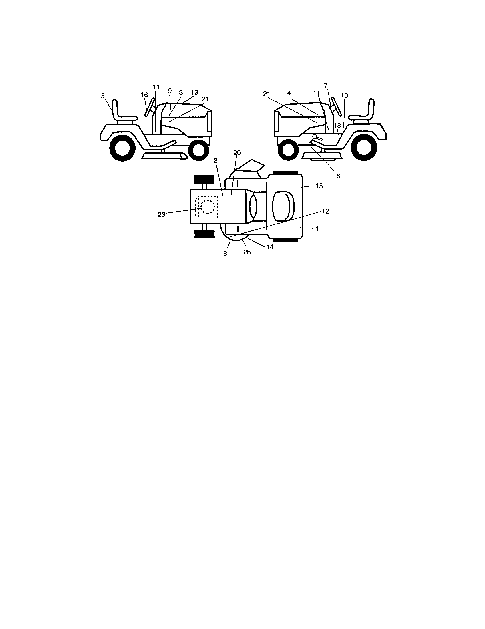 Craftsman 917273640 decal diagram