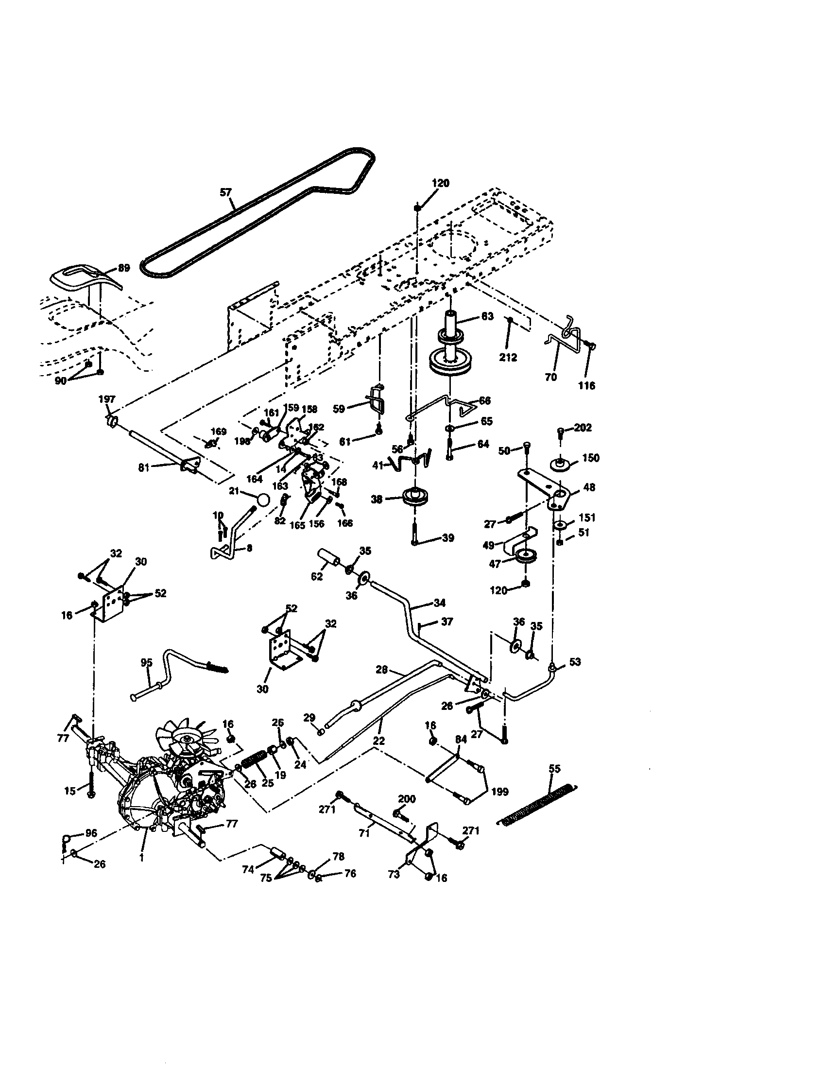 Craftsman 917273380 ground drive diagram