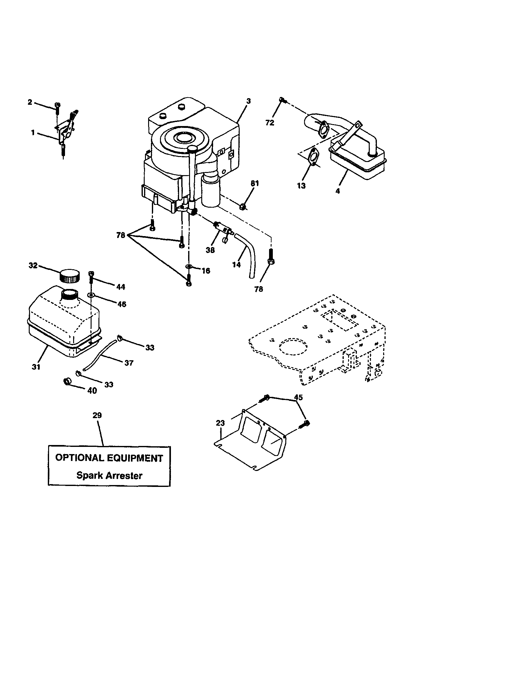 Craftsman 917273380 engine diagram