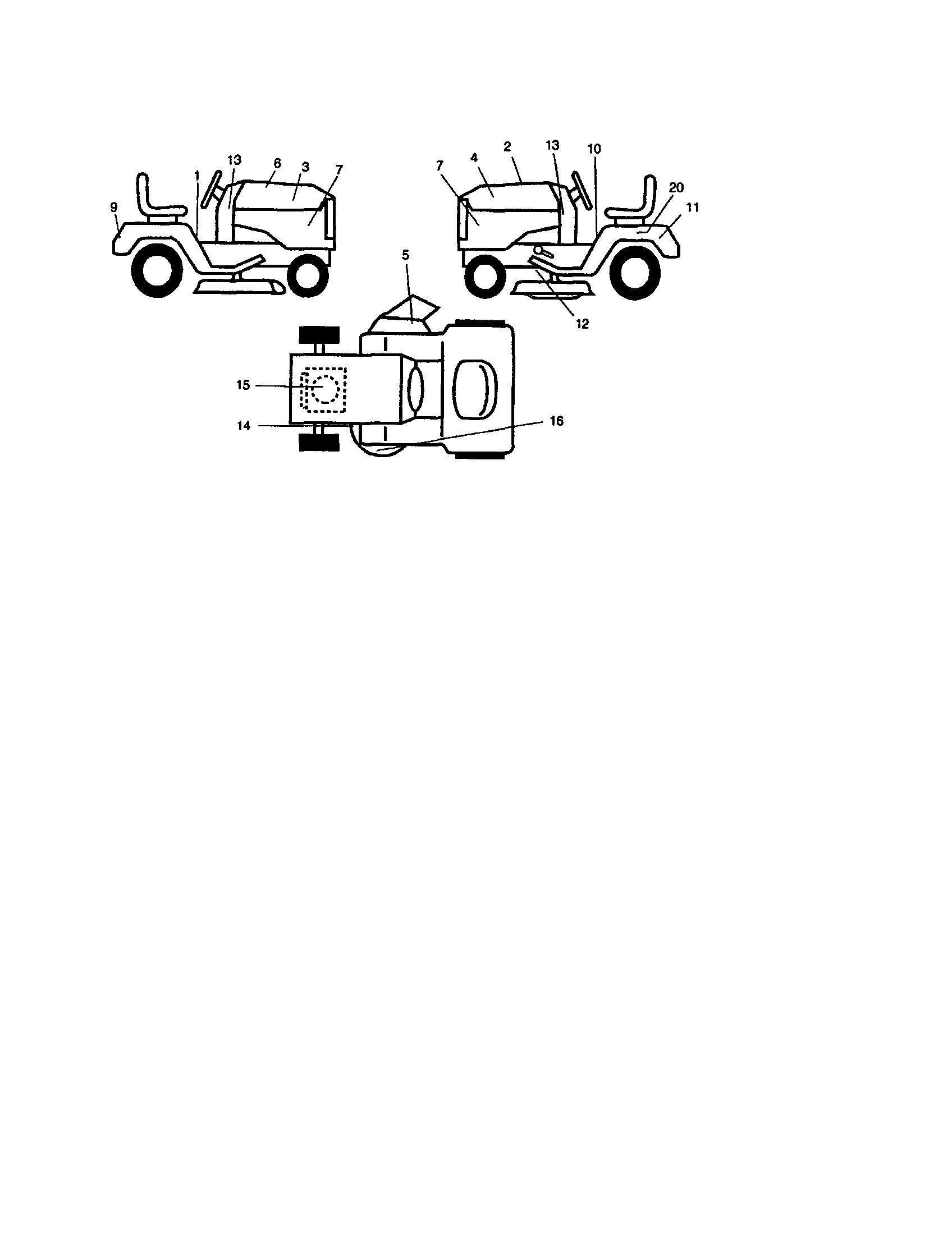 Craftsman 917273380 decals diagram