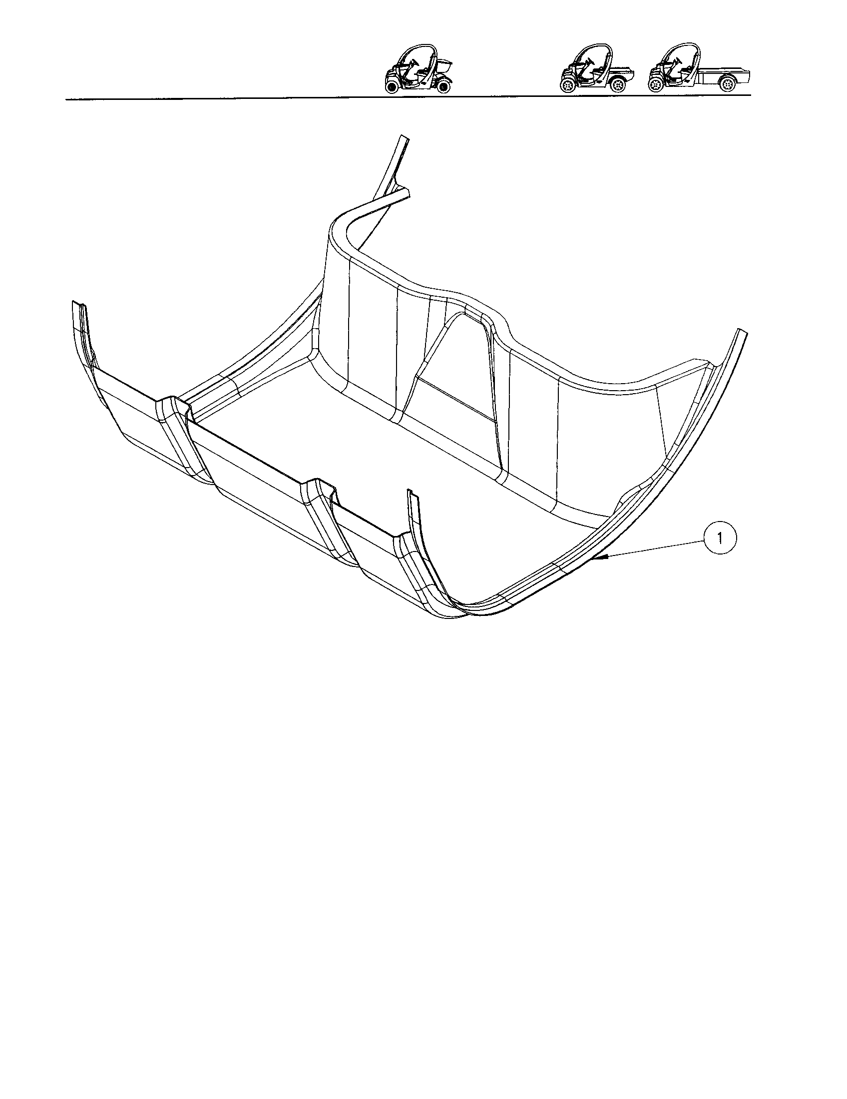 Gem Products GEM E825 panel - floor plastic 2 pass diagram