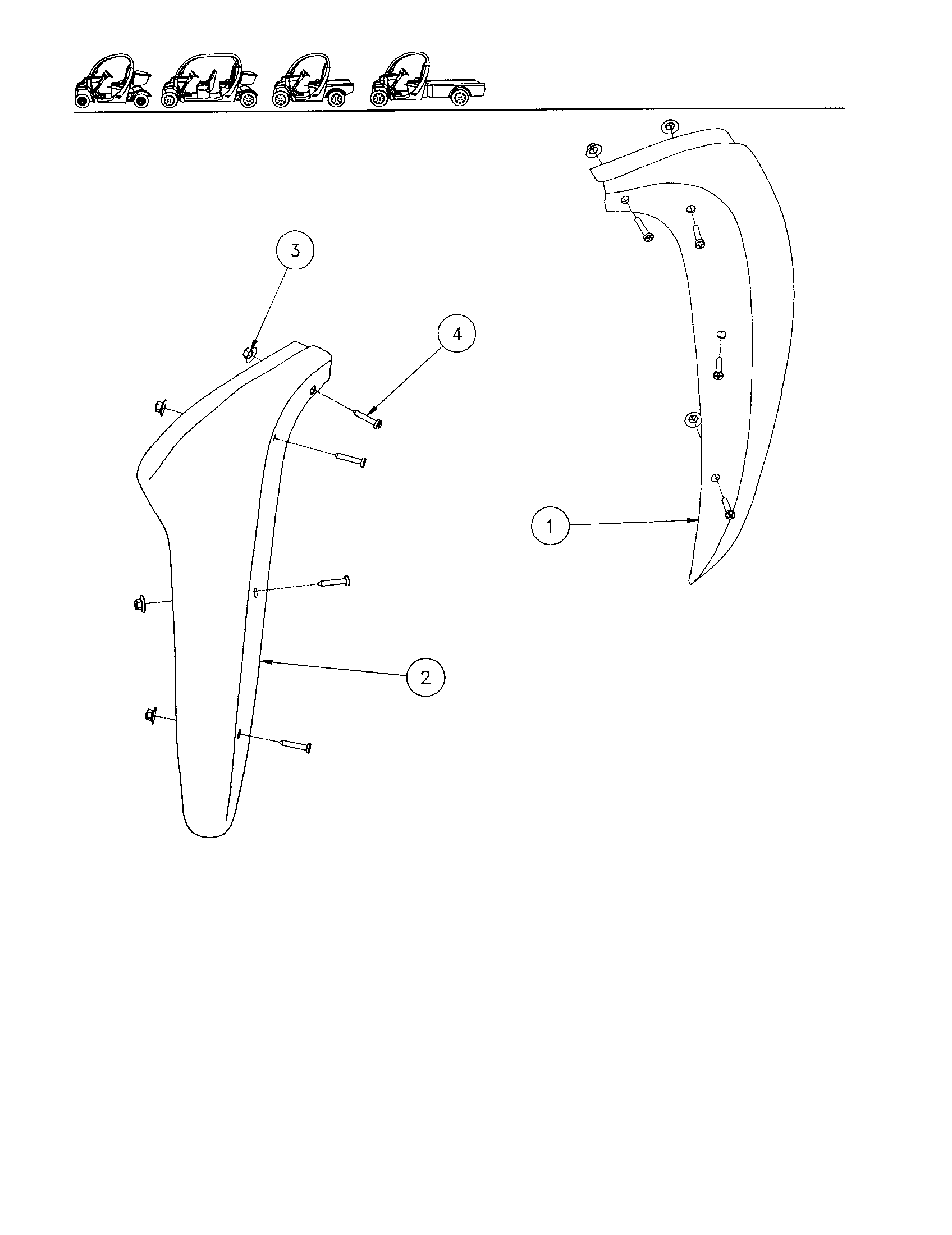 Gem Products GEM E825 mud guard's diagram