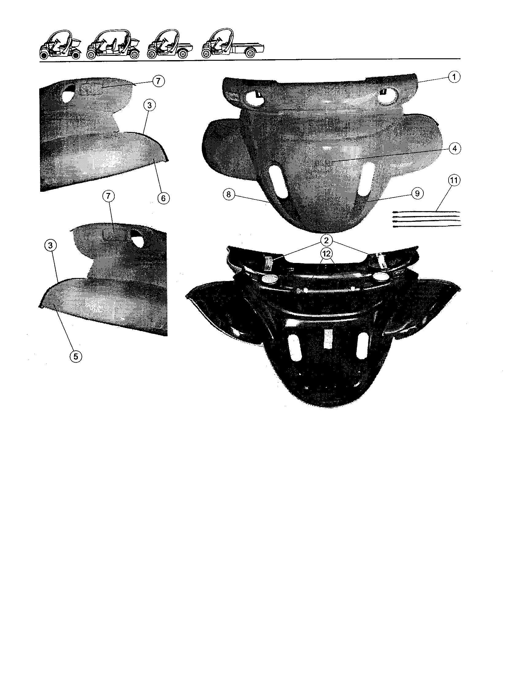 Gem Products GEM E825 hood diagram