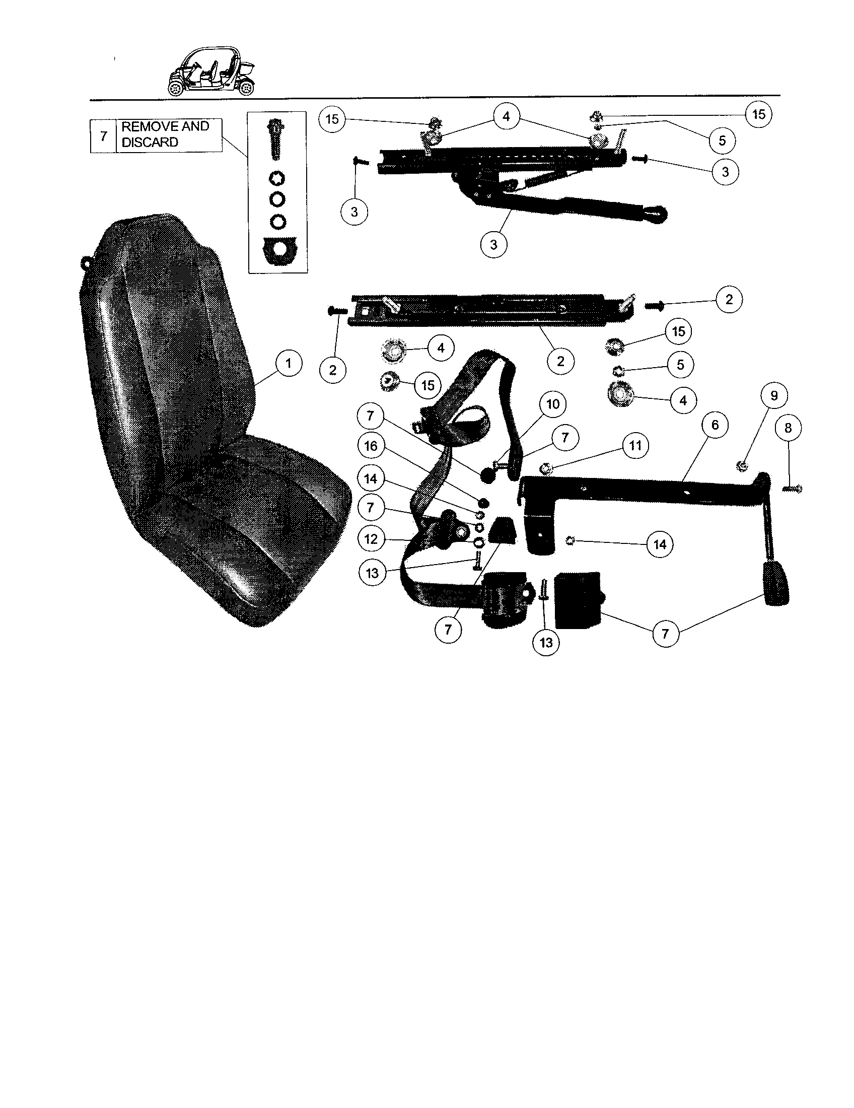 Gem Products GEM E825 seat-rh front (new rco seats) diagram