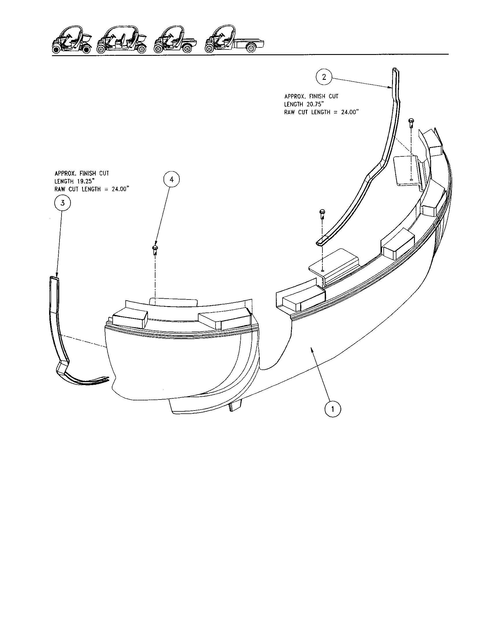 Gem Products GEM E825 lower dash with trim diagram