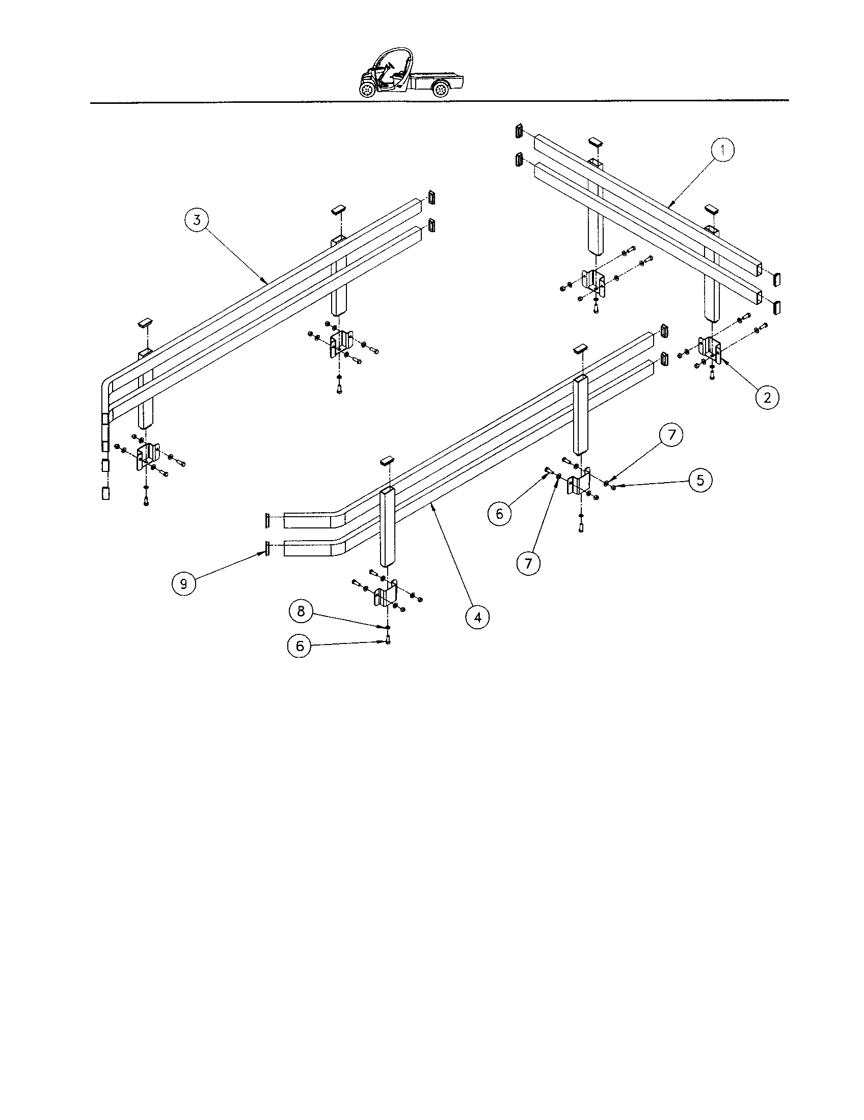 Gem Products GEM E825 side kit assembly diagram