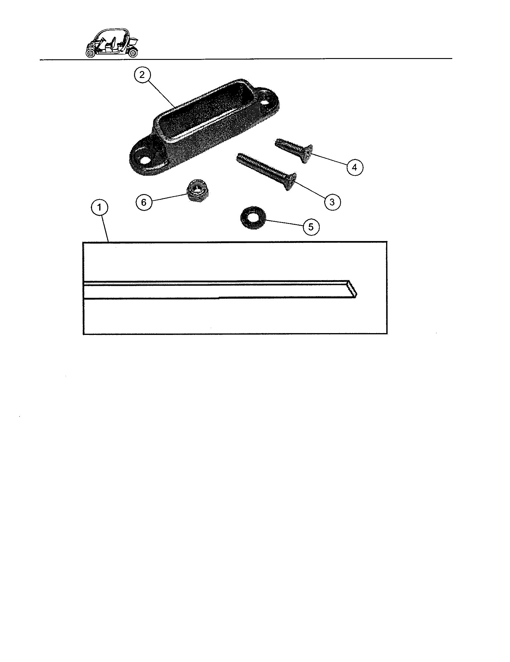Gem Products GEM E825 kit, chap support retrofit-service diagram