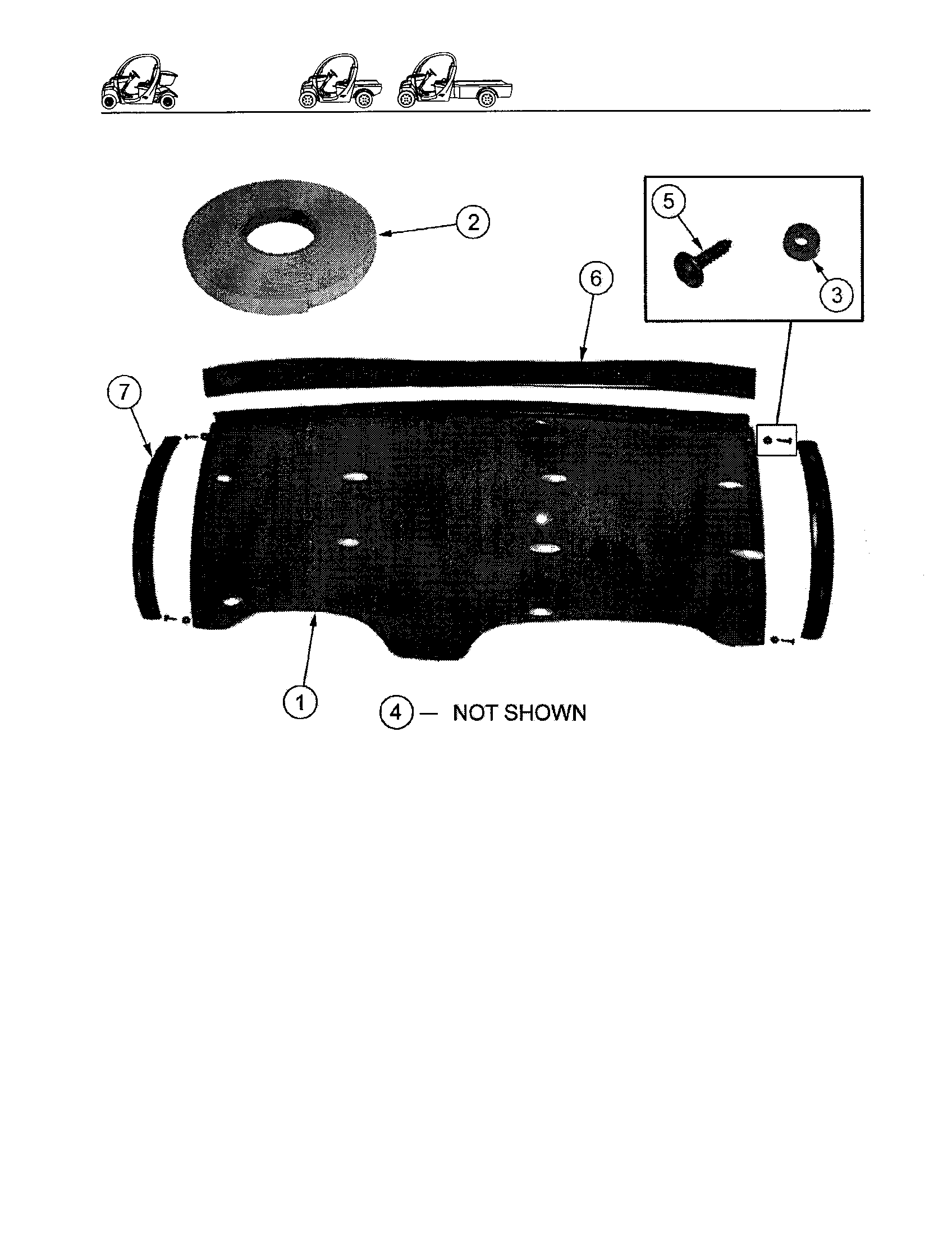 Gem Products GEM E825 rear window - 2p hard door-service diagram