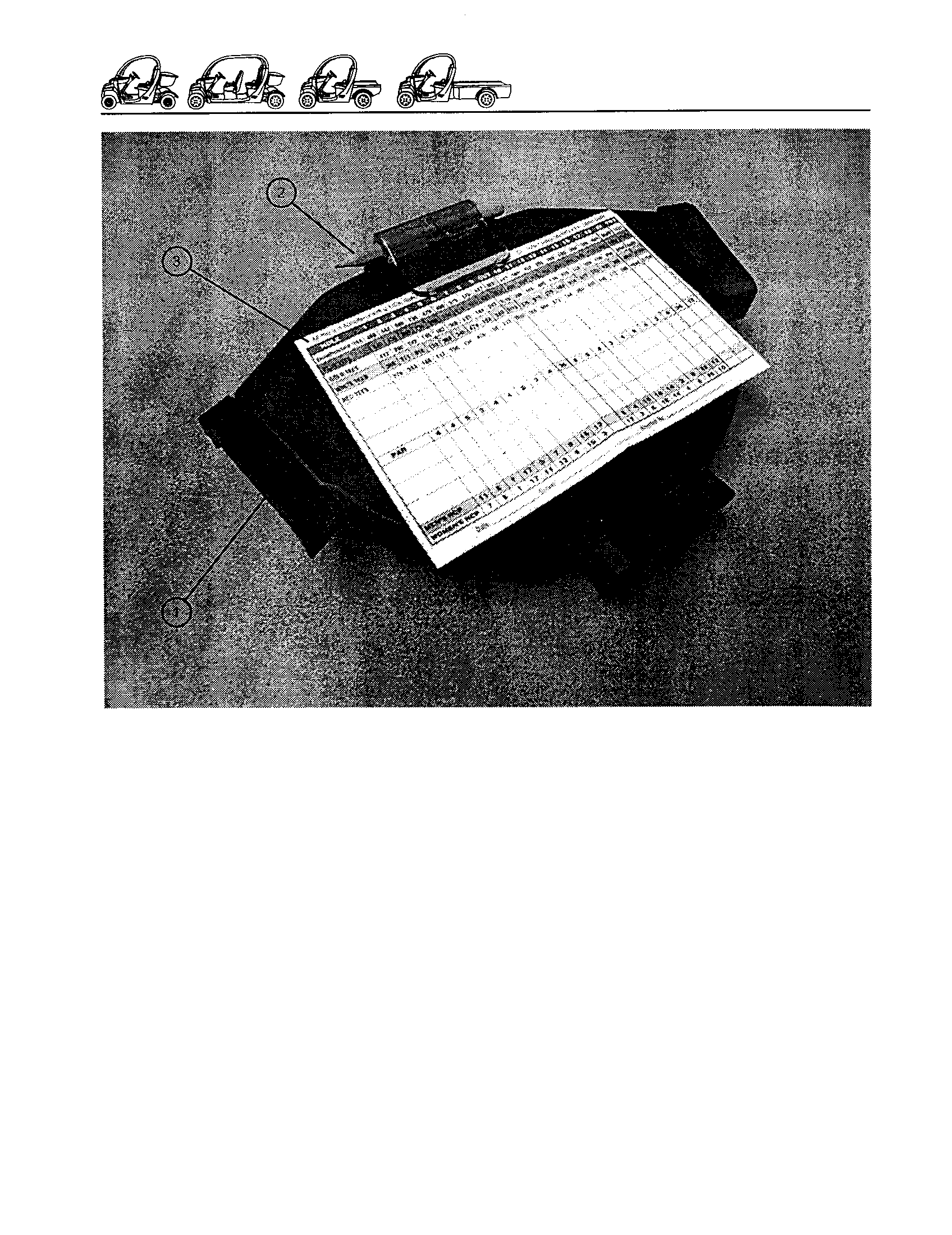 Gem Products GEM E825 center-steering wheel with clip diagram