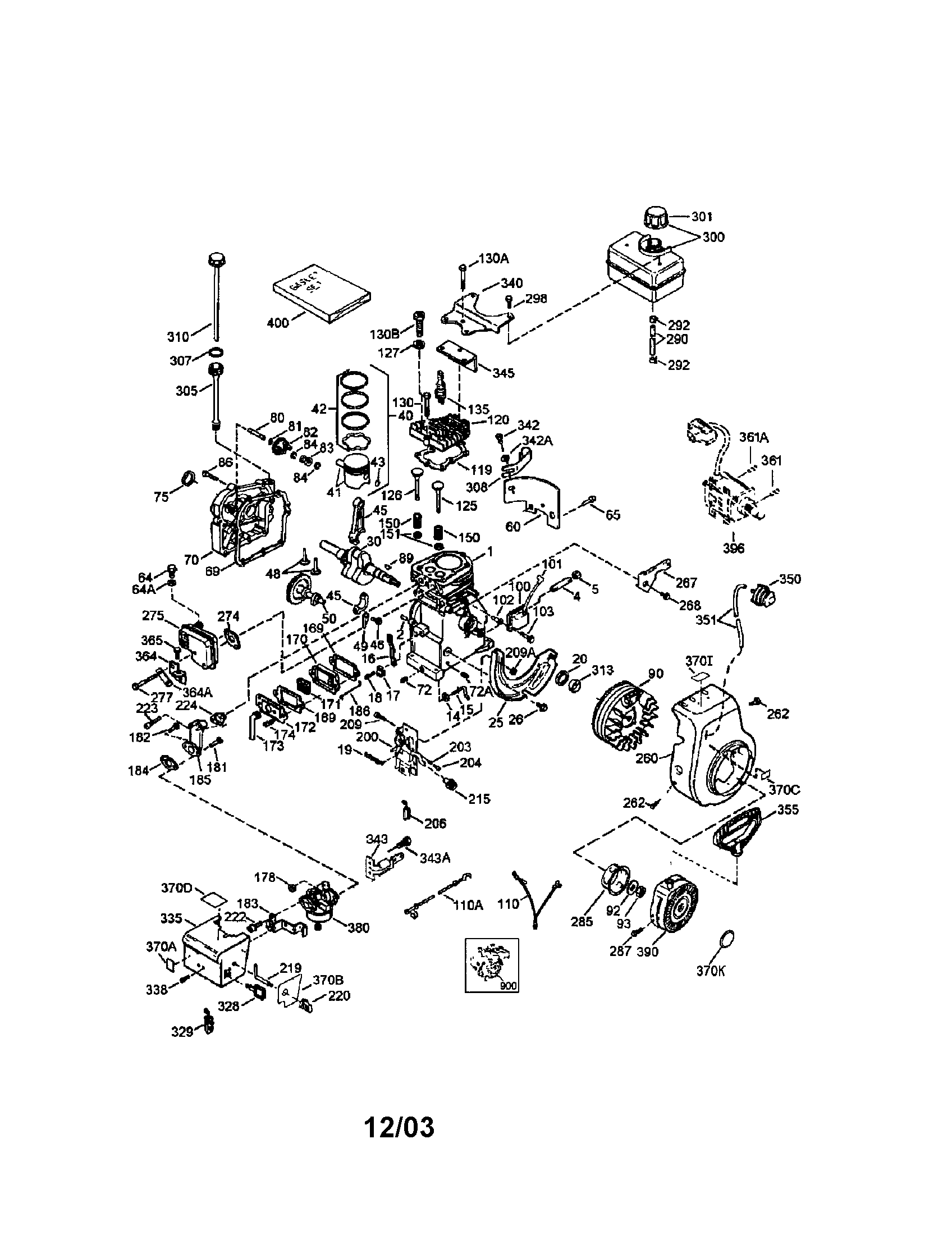 Craftsman 247887000 engine diagram