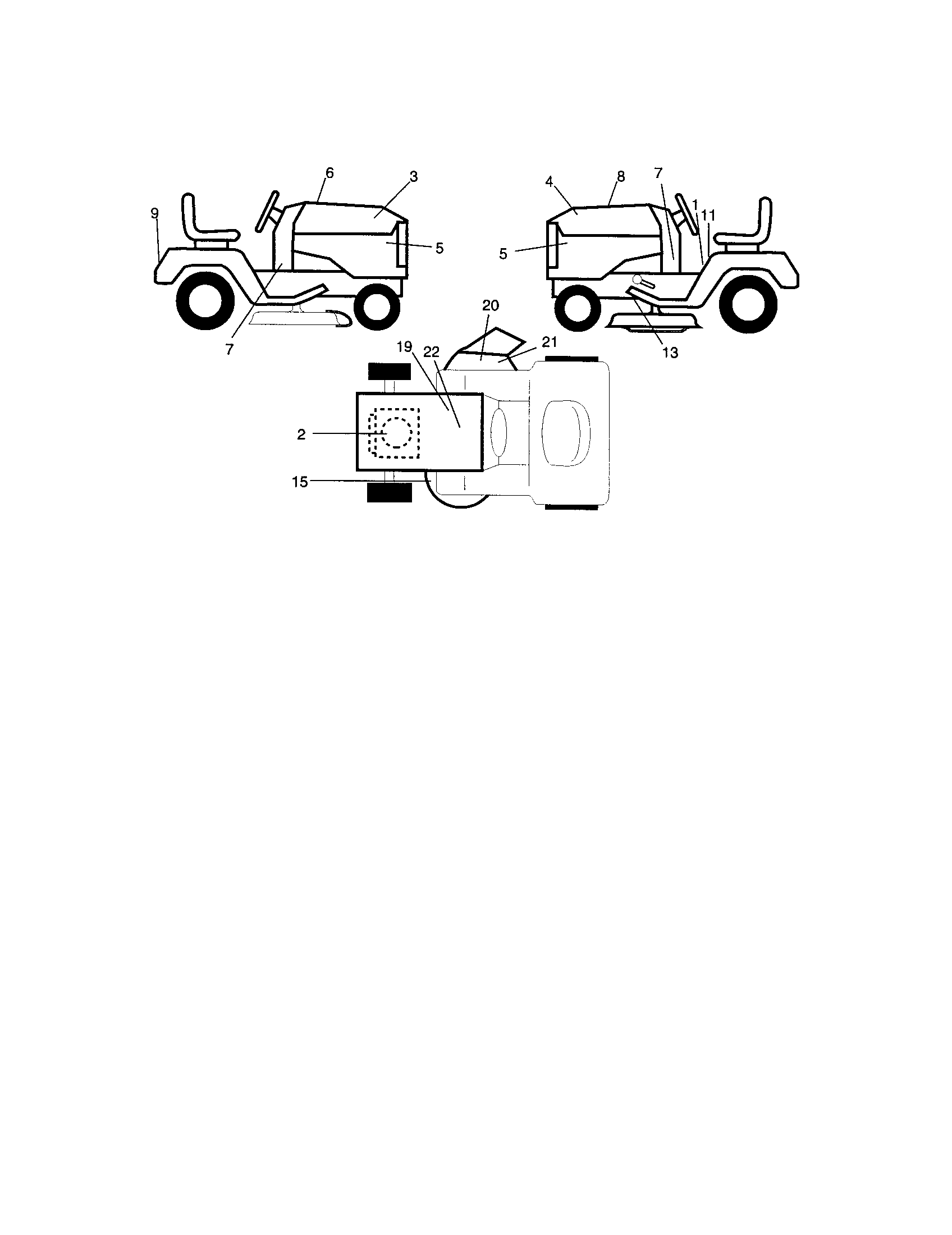 Craftsman 917273512 decals diagram
