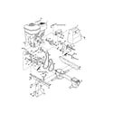 Troybilt 12209 engine/belts/drive pulley diagram