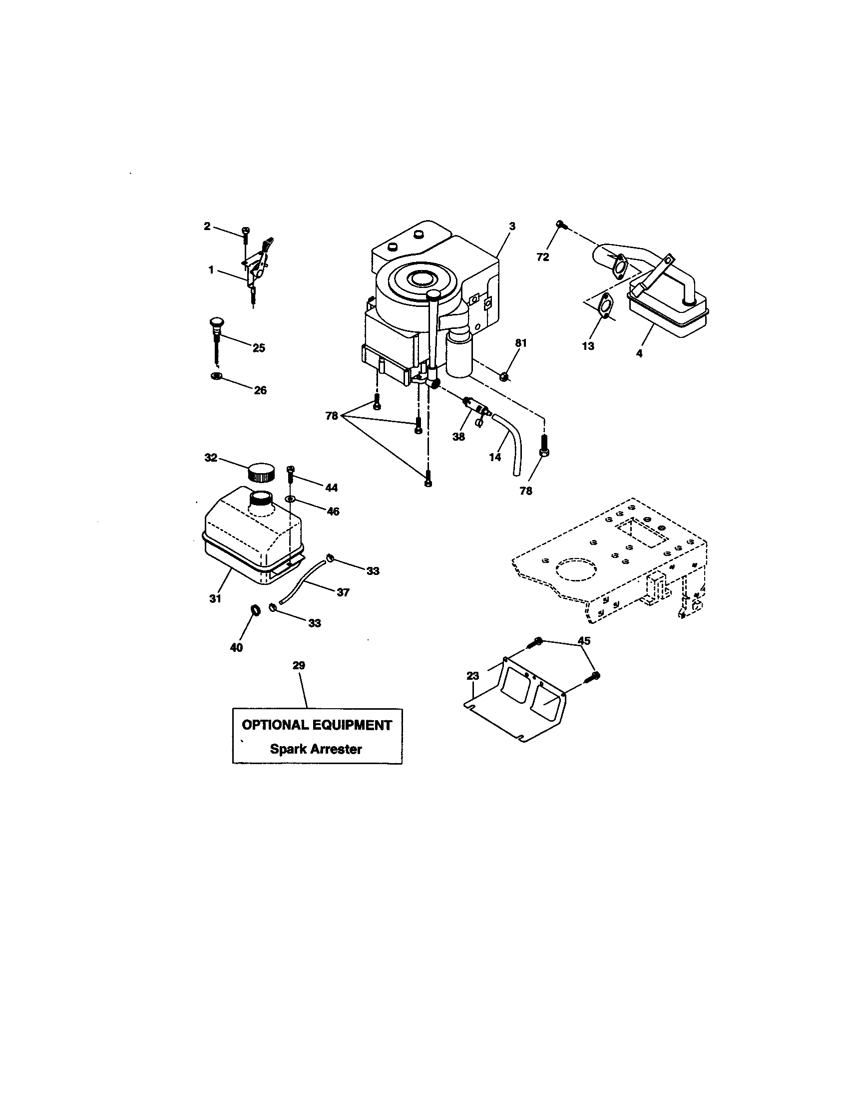 Craftsman 917277102 engine diagram