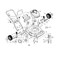 Weed Eater WM55Y22SA handle/engine/housing diagram