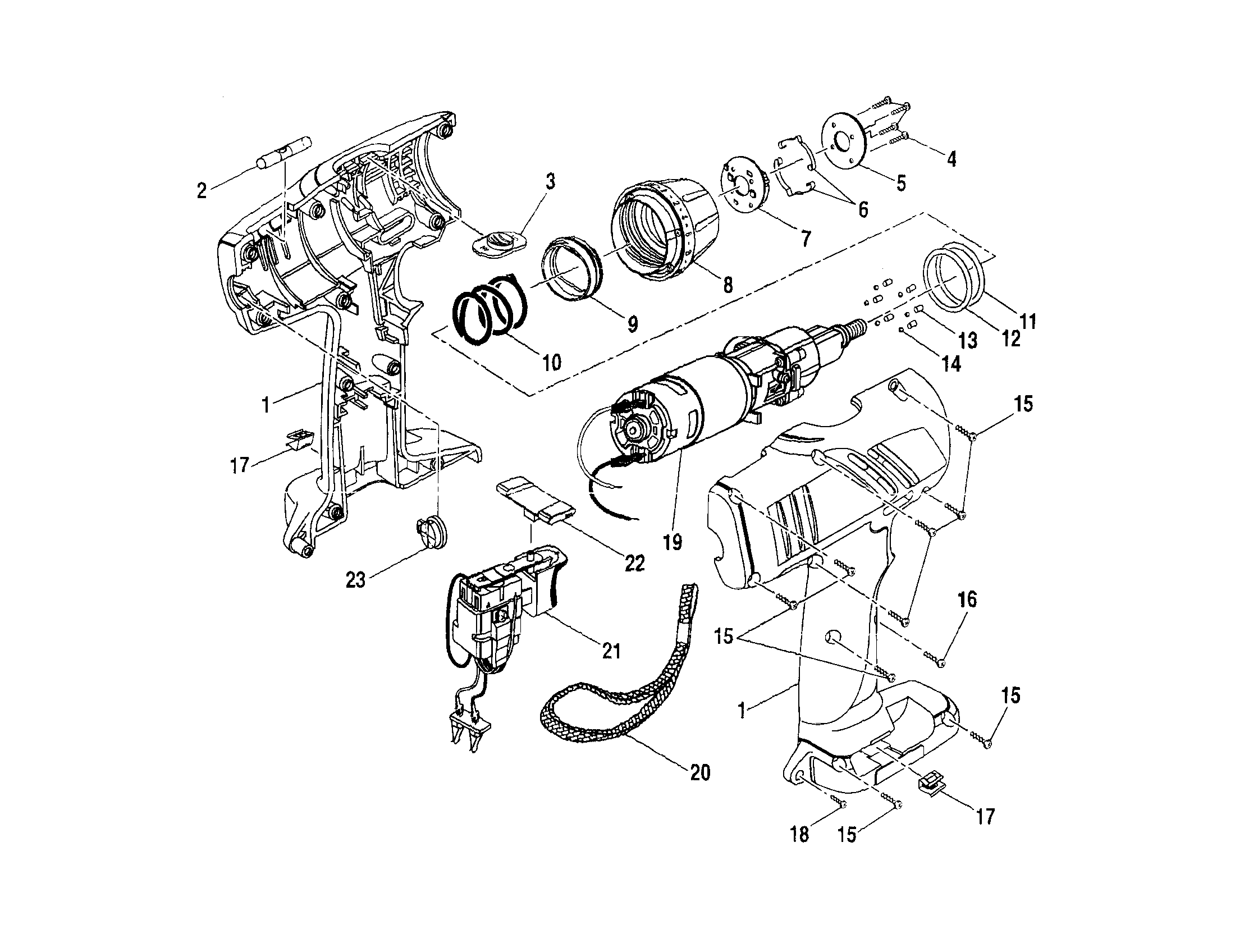 Craftsman 315114420 housing/motor diagram
