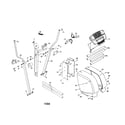 NordicTrack NEL07940 console/side shields/upper body arm diagram