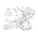 NordicTrack 831283540 upright cover/pedals/flywheel diagram