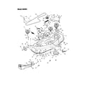 MTD 13CD609G063 deck/gear/brake diagram