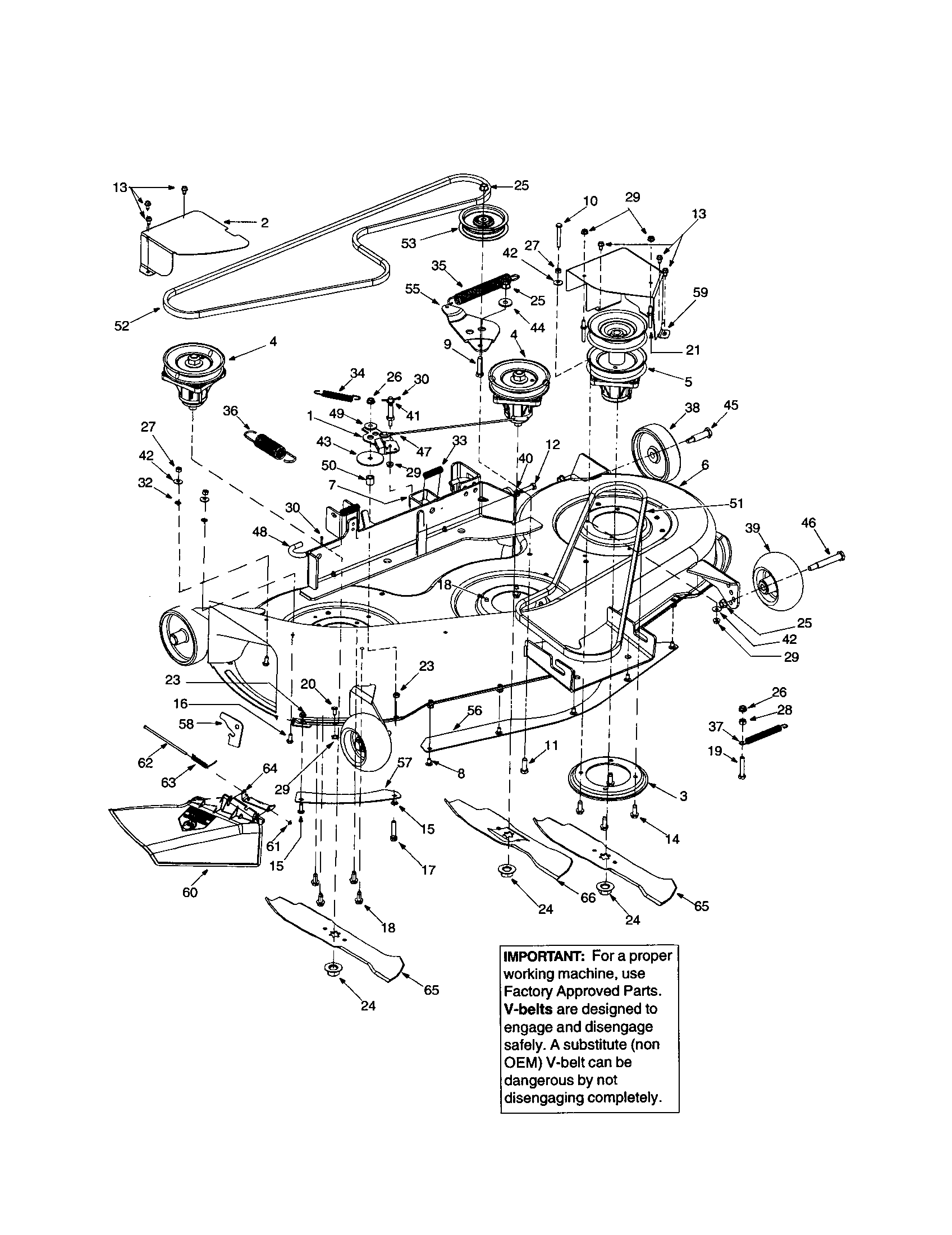 Bolens G808H brake/deck belt cover diagram