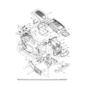 MTD 607 hood/fuel tank-607 and 608 diagram