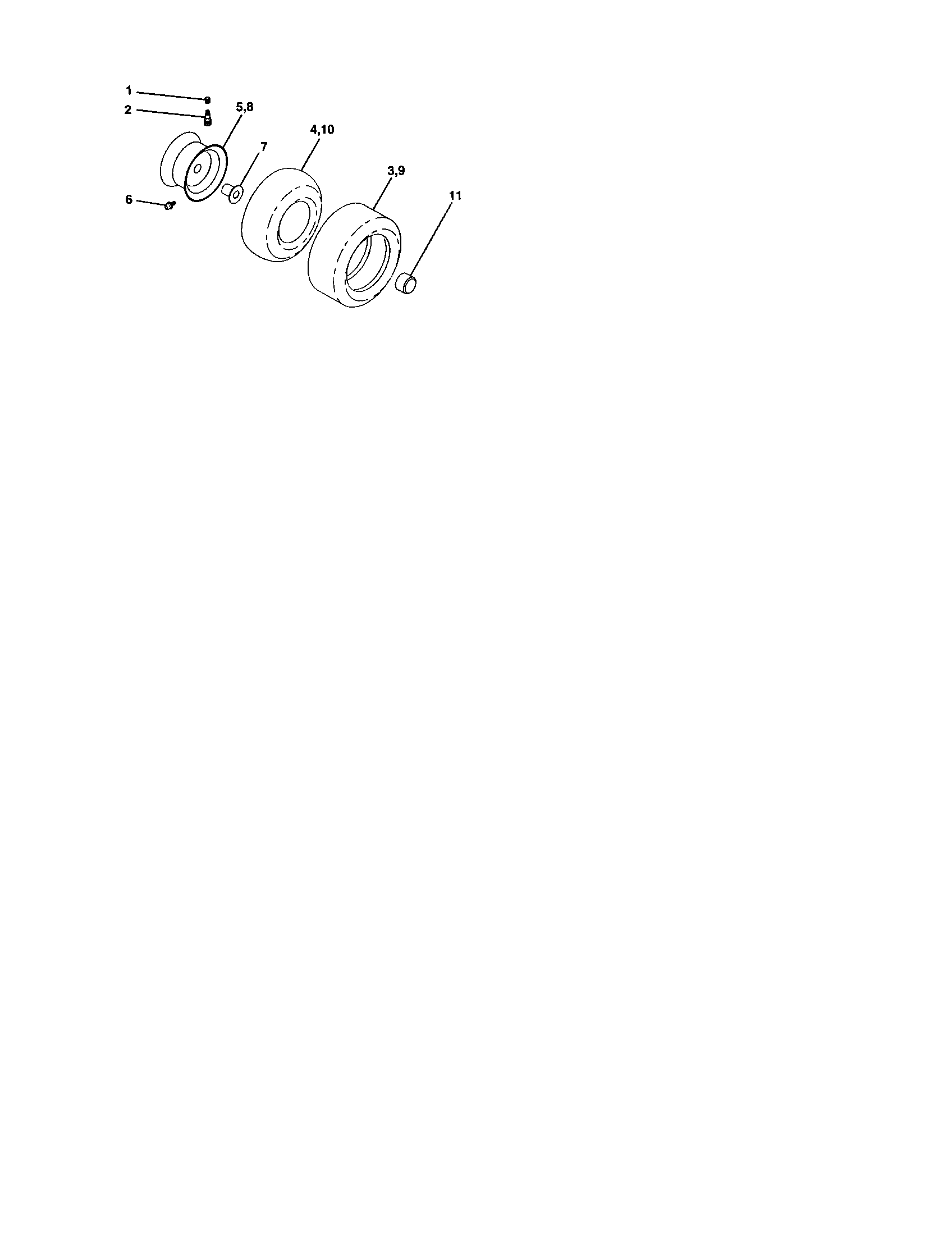 Husqvarna LO21H48A wheels and tires diagram