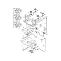 Frigidaire FGF366ASB burner diagram