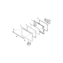 Frigidaire FGF312BSB door diagram
